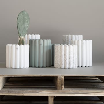 Vaso da fiori Mist piccolo Ø19x19 cm - Bianco - DBKD