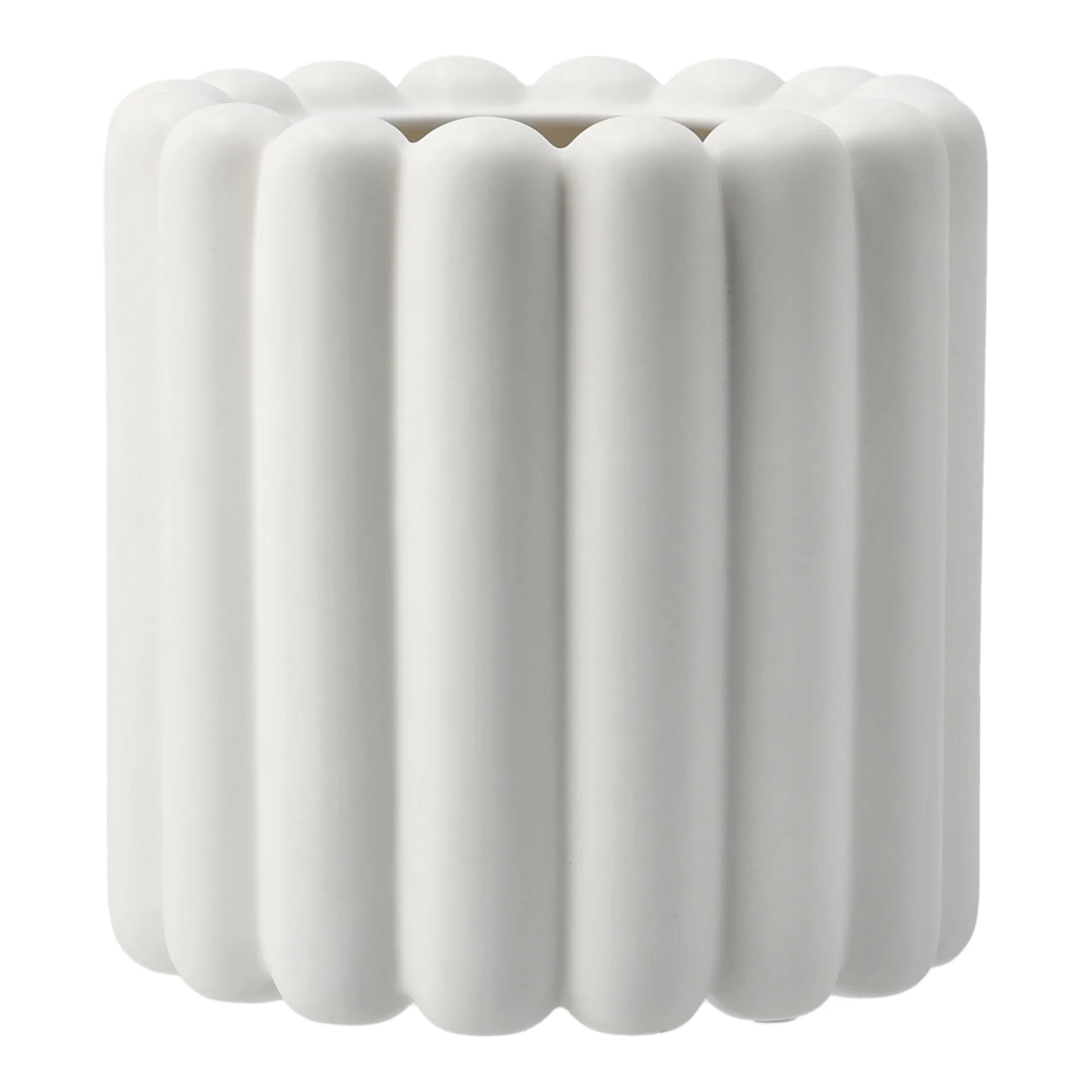 Vaso da fiori Mist piccolo Ø19x19 cm, Bianco DBKD