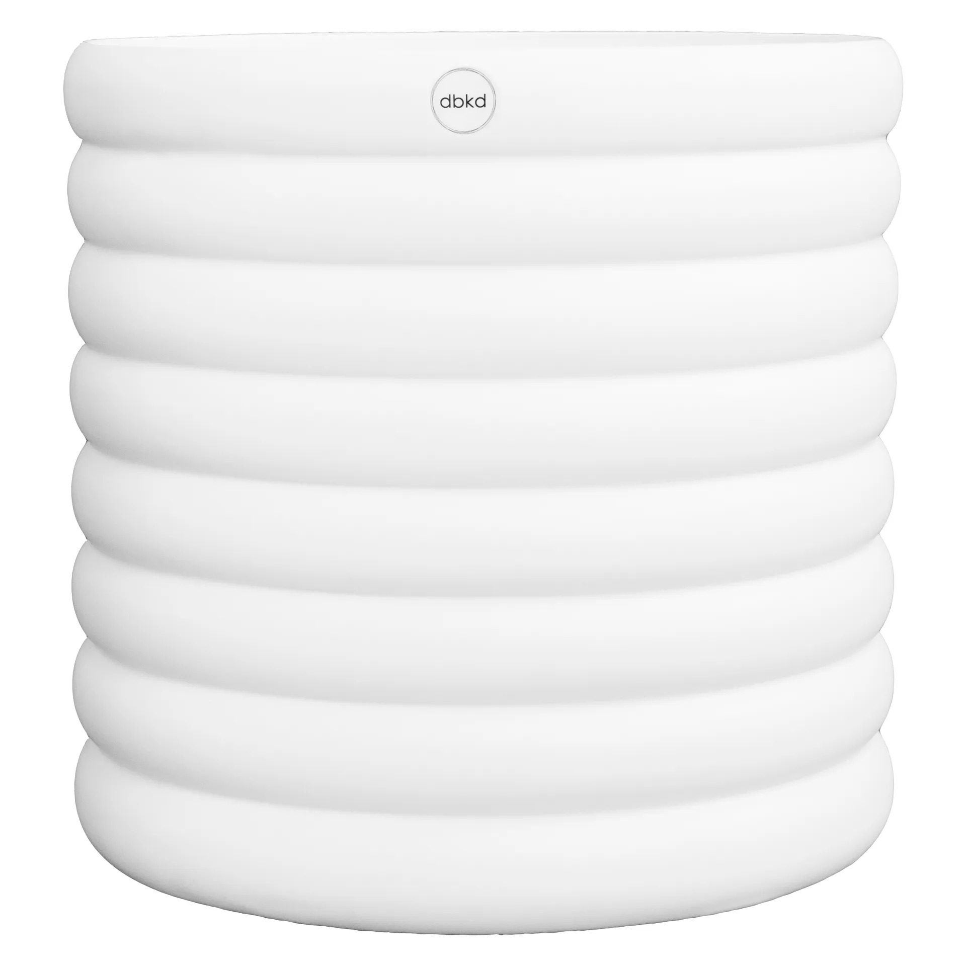 Vaso da fiori Mud bianco, XL Ø 27 cm DBKD