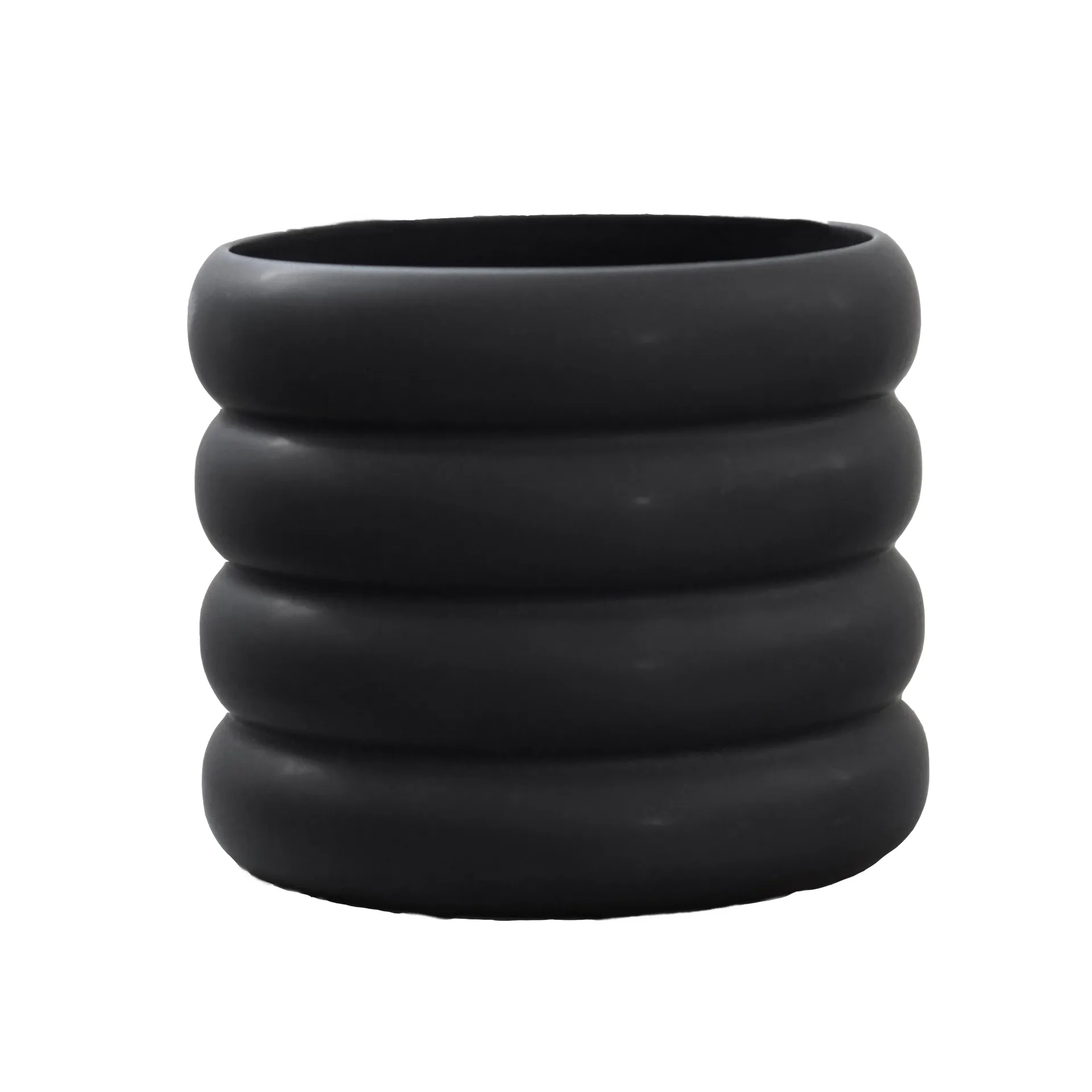 Vaso da fiori Mud nero, Medio, Ø 14 cm DBKD
