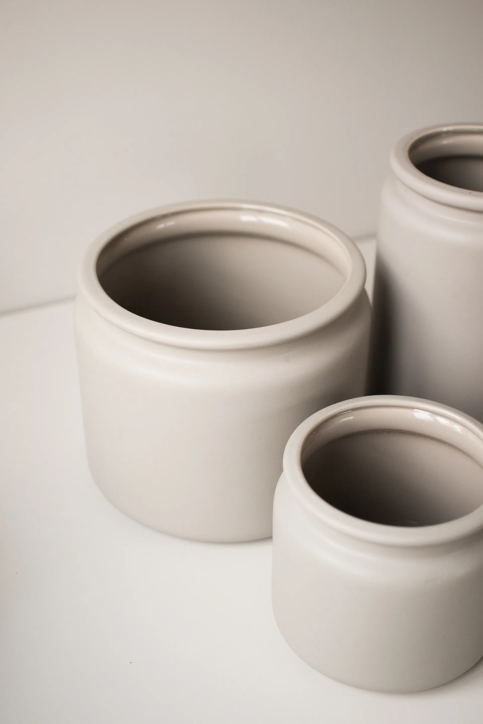 Vaso da fiori Pure mole (grigio), medio, Ø 23 cm DBKD