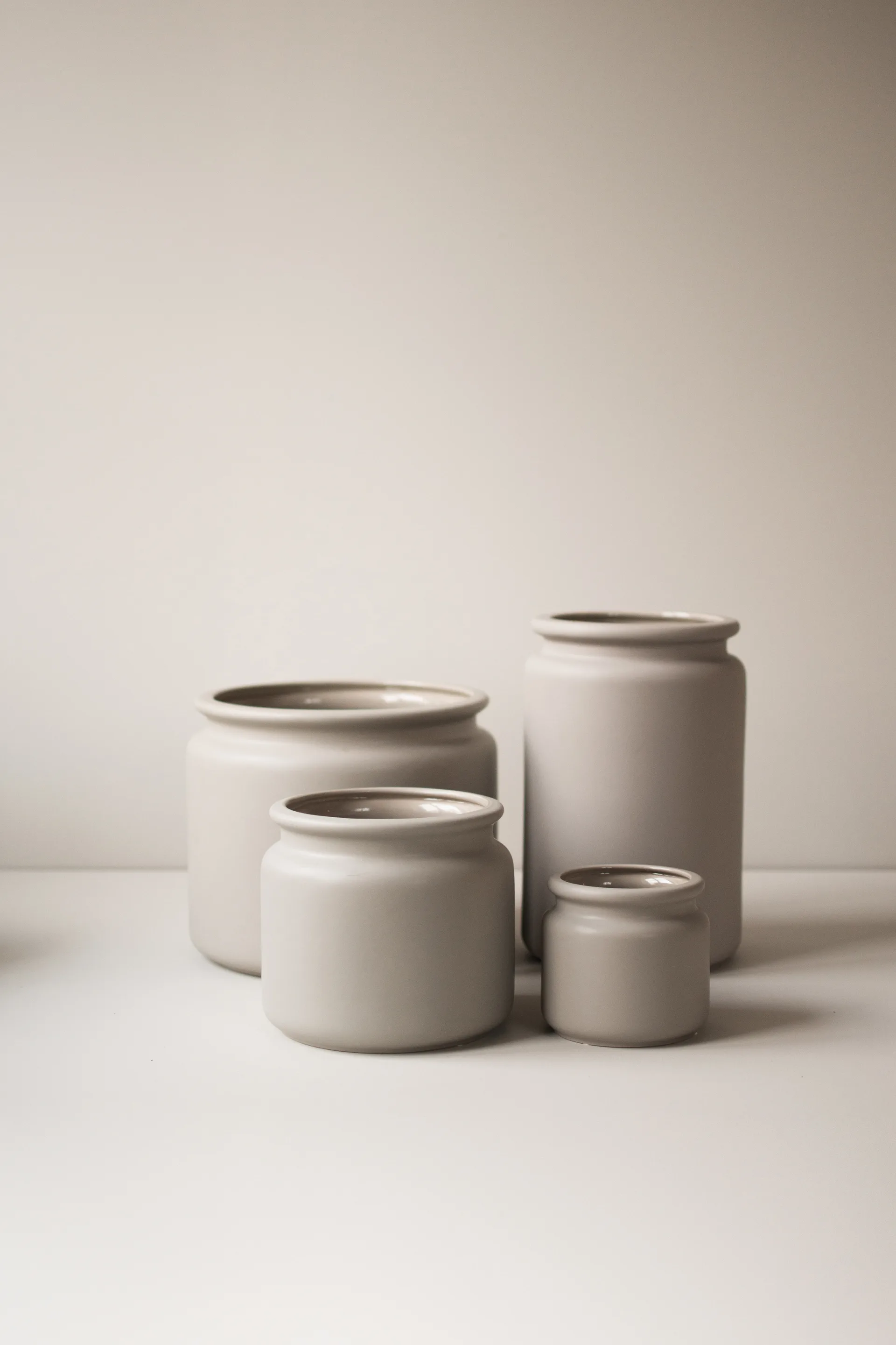 Vaso da fiori Pure mole (grigio), medio, Ø 23 cm DBKD