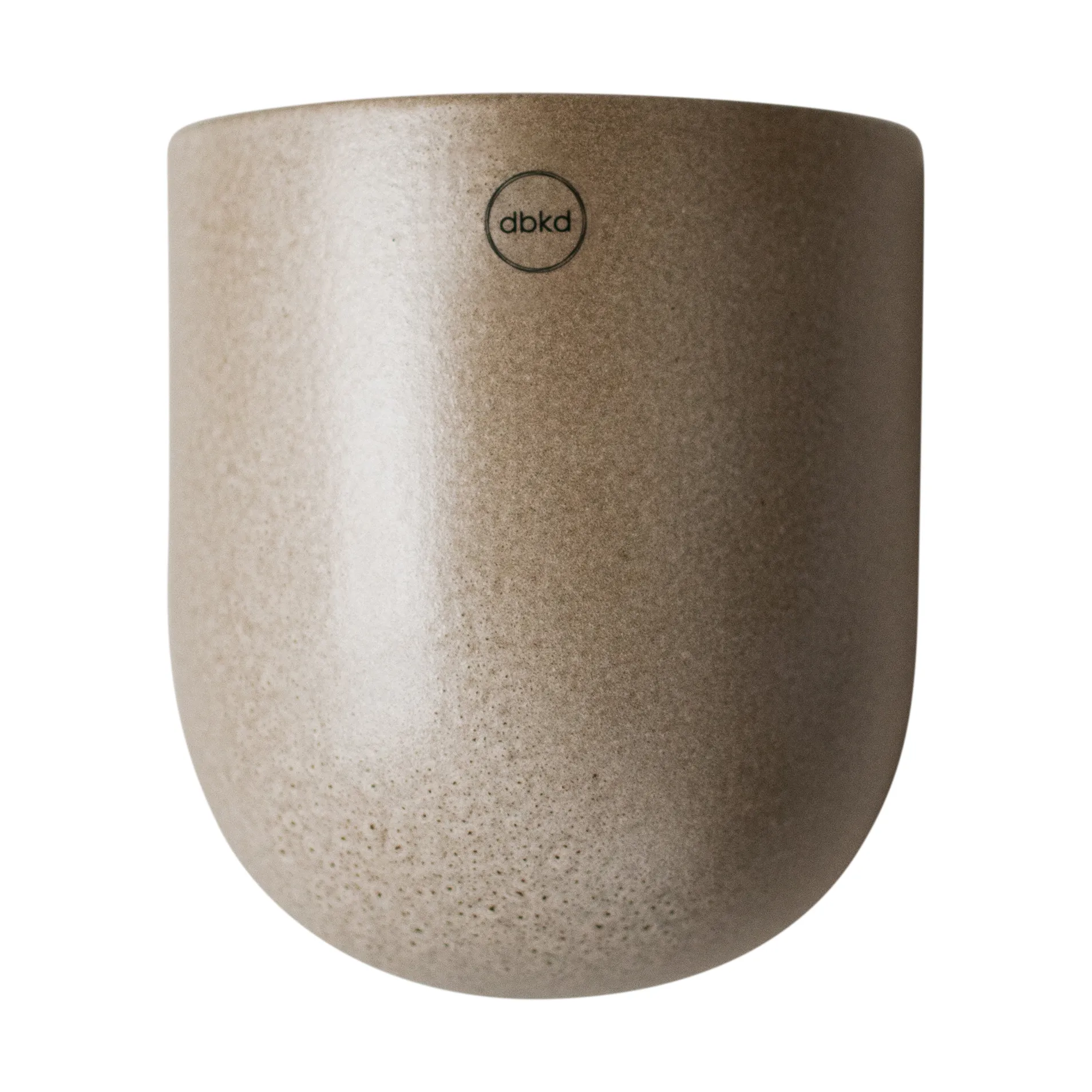 Vaso da parete Cut beige, Grande 17 cm DBKD