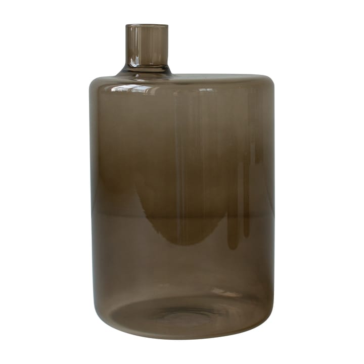 Vaso di vetro Pipe, marrone - XL - DBKD