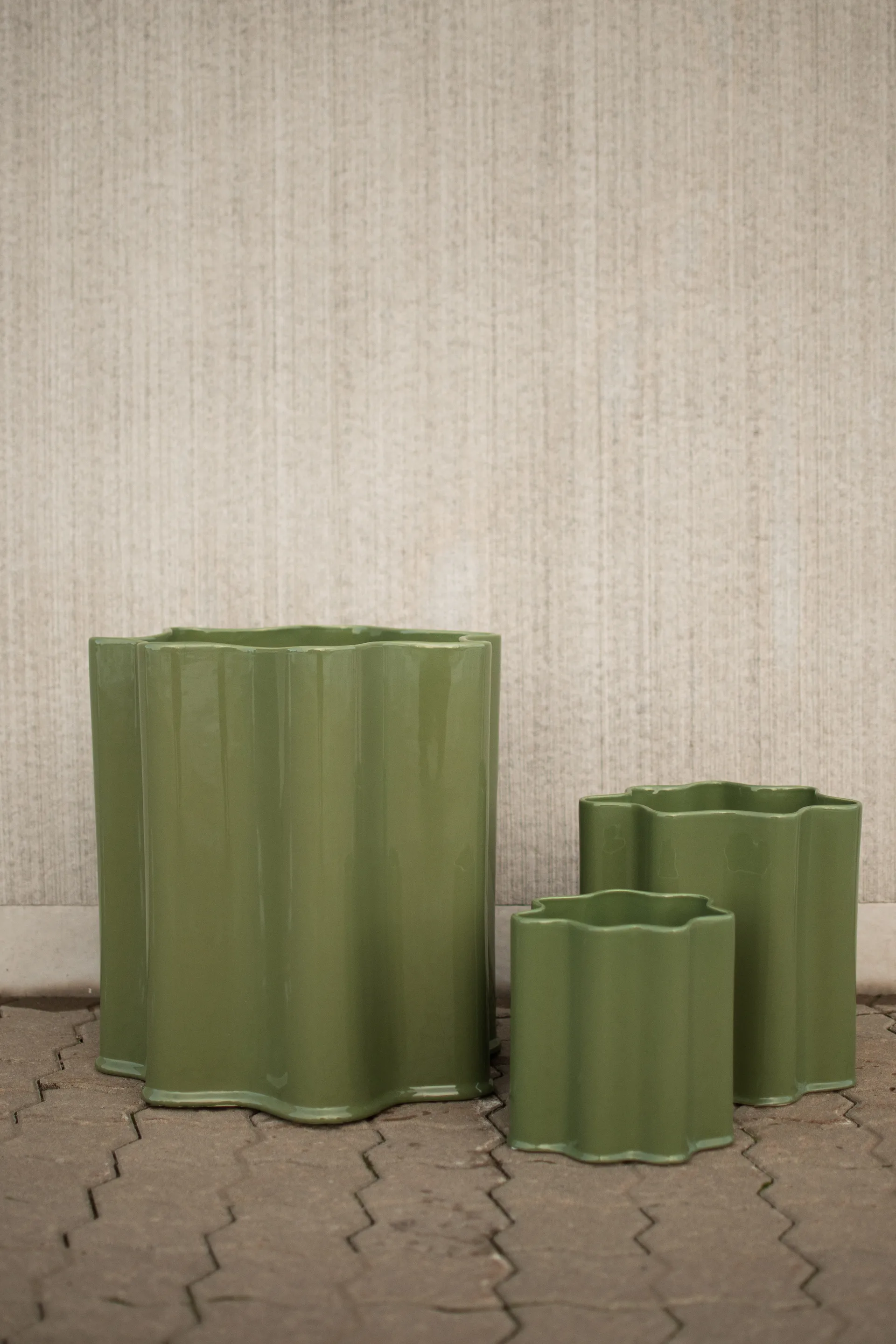 Vaso Filter, Verde lucido, Ø41 cm DBKD