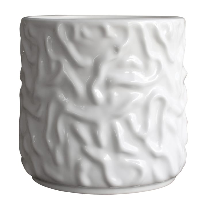 Vaso fiori Swoon Ø 23 cm - Shiny white - DBKD