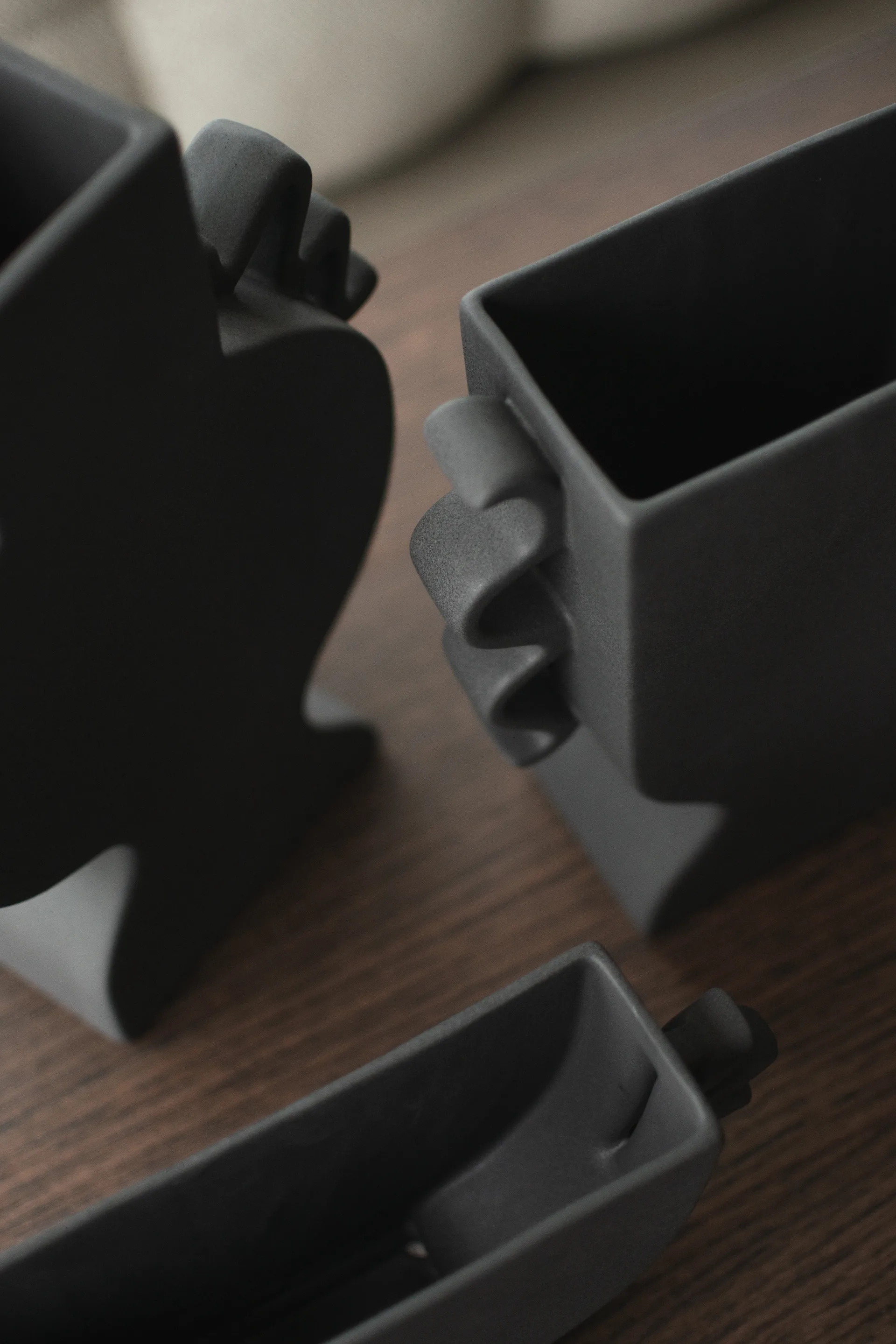 Vaso Flat 25 cm, Nero DBKD