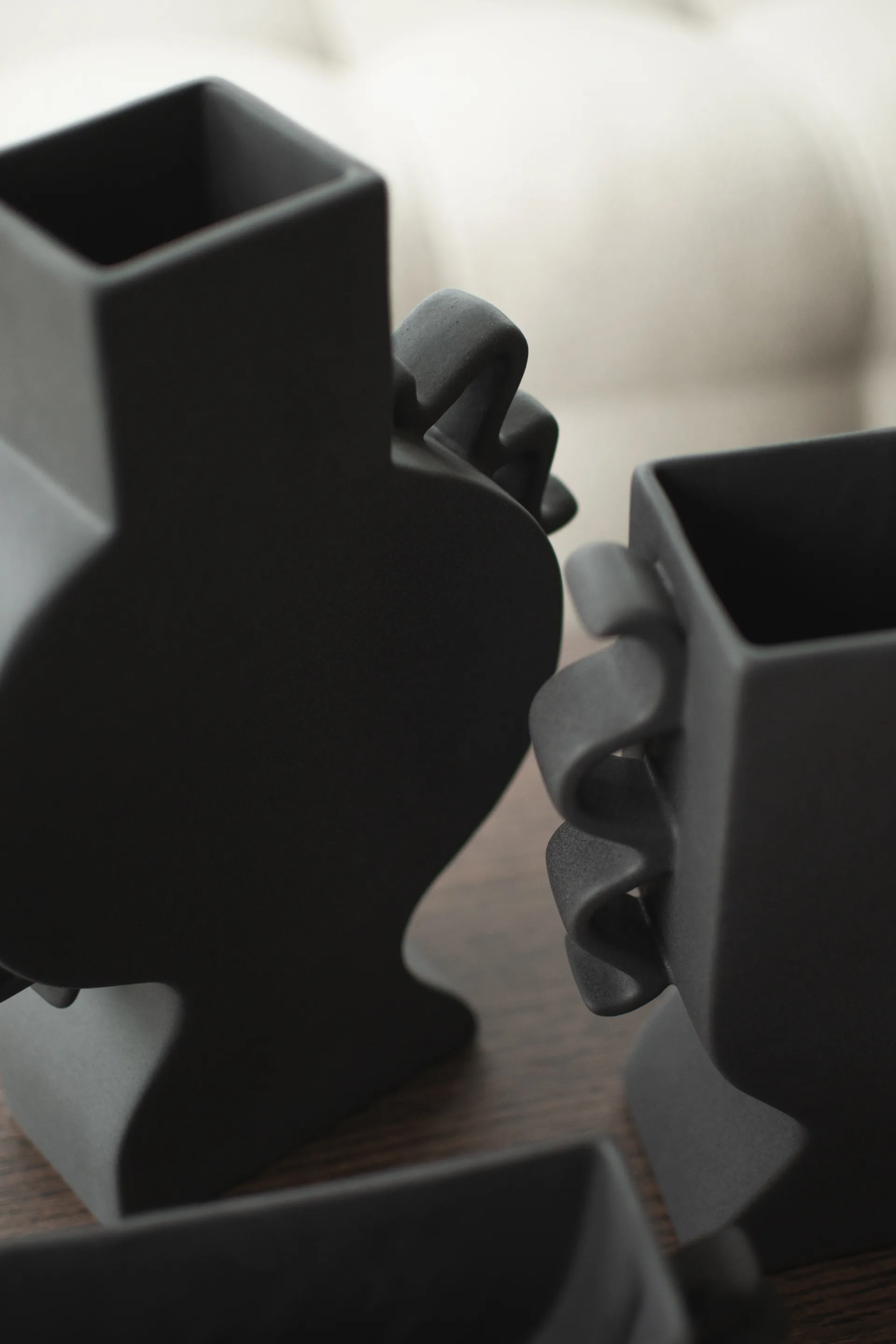 Vaso Flat 33 cm, Nero DBKD