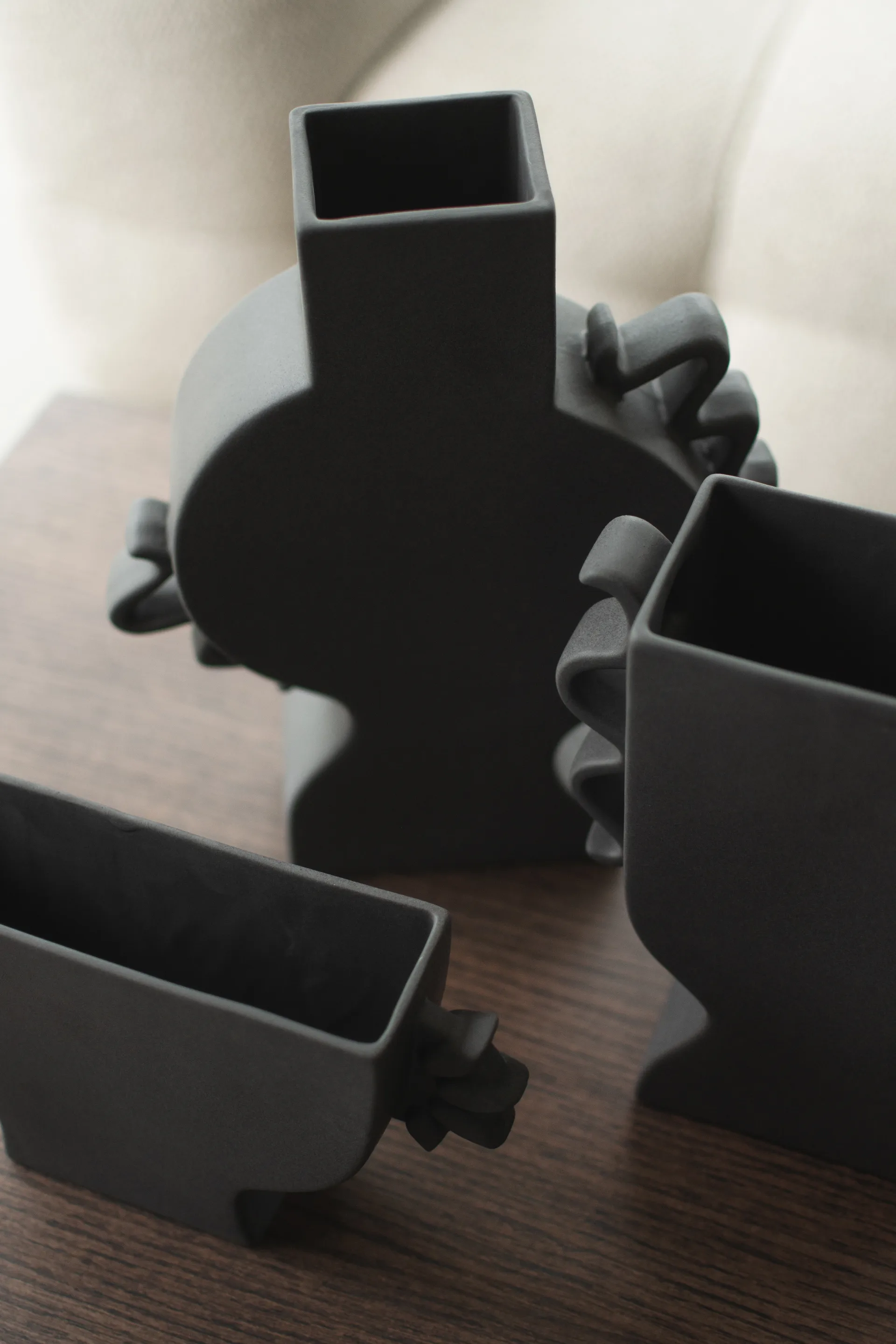 Vaso Flat 33 cm, Nero DBKD