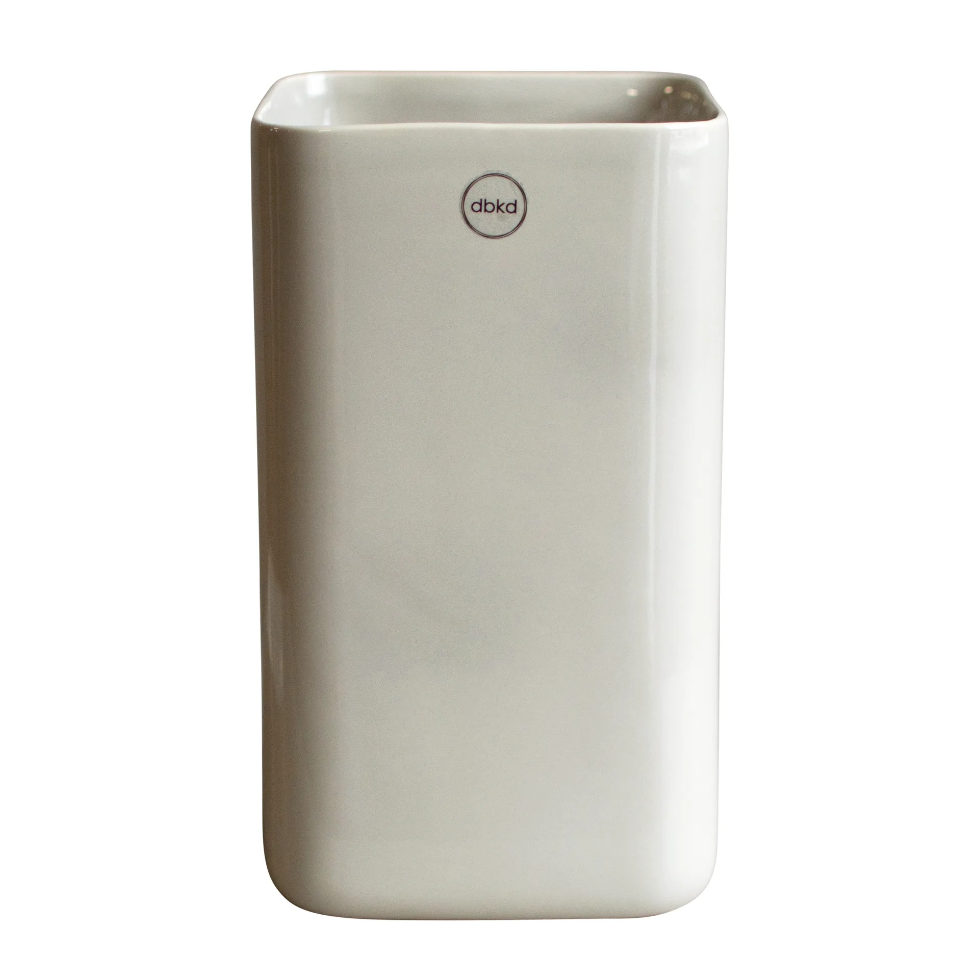 Vaso grande Cube Ø 13 cm, Shiny mole DBKD