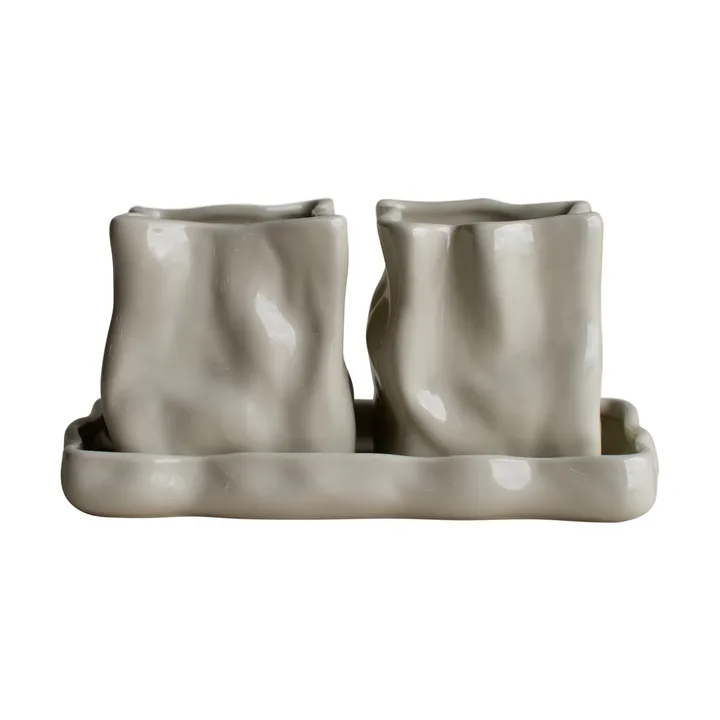 Vaso Herb 3 pezzi - Crema - DBKD