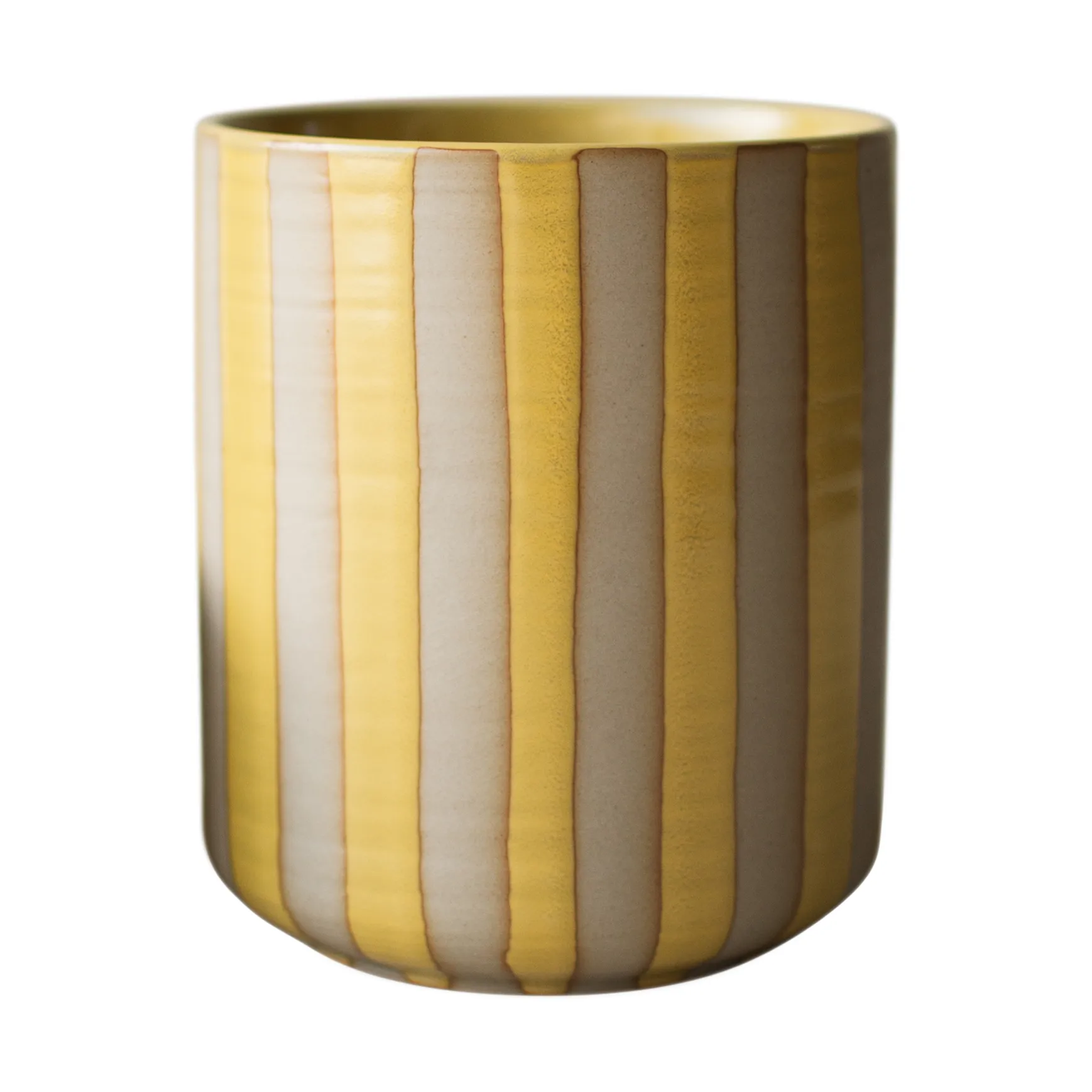 Vaso Line Ø14x16 cm, Giallo DBKD