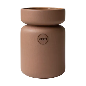 Vaso Neck - Nocciola, Ø8x12 cm - DBKD