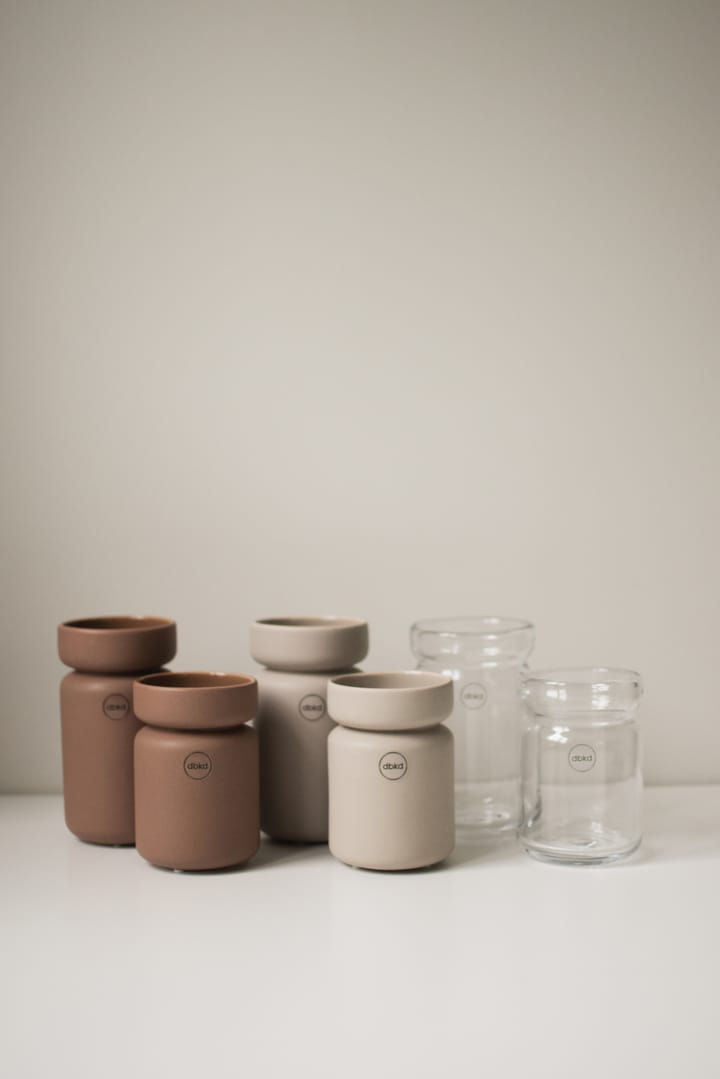 Vaso Neck, Nocciola, Ø8x12 cm DBKD