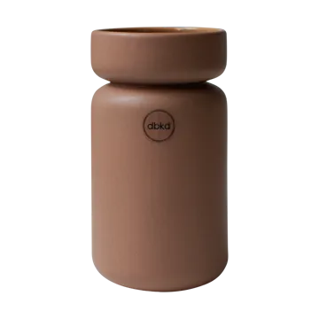 Vaso Neck - Nocciola, Ø8x15 cm - DBKD