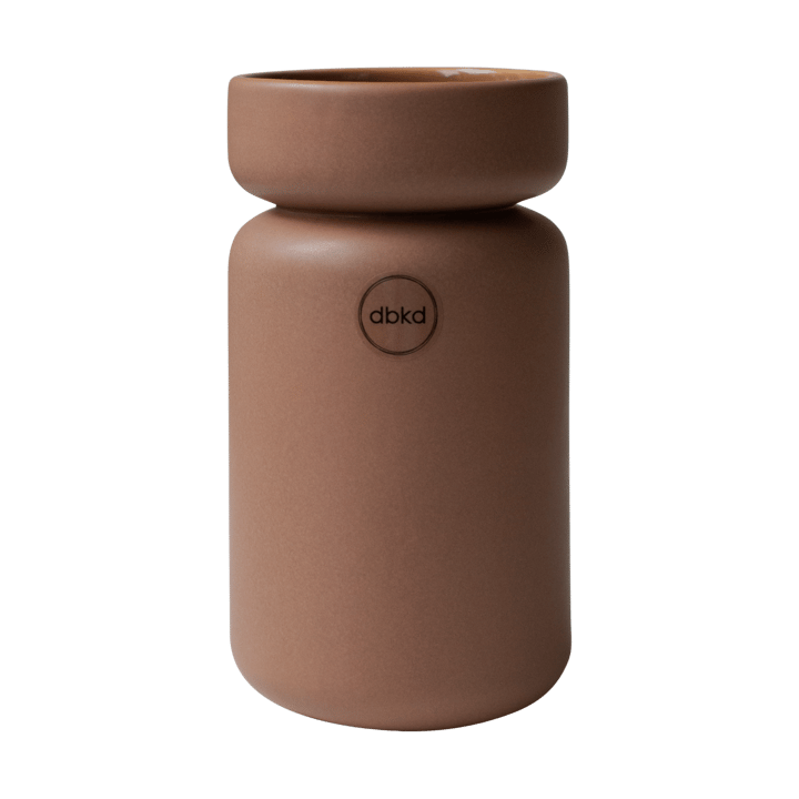 Vaso Neck - Nocciola, Ø8x15 cm - DBKD
