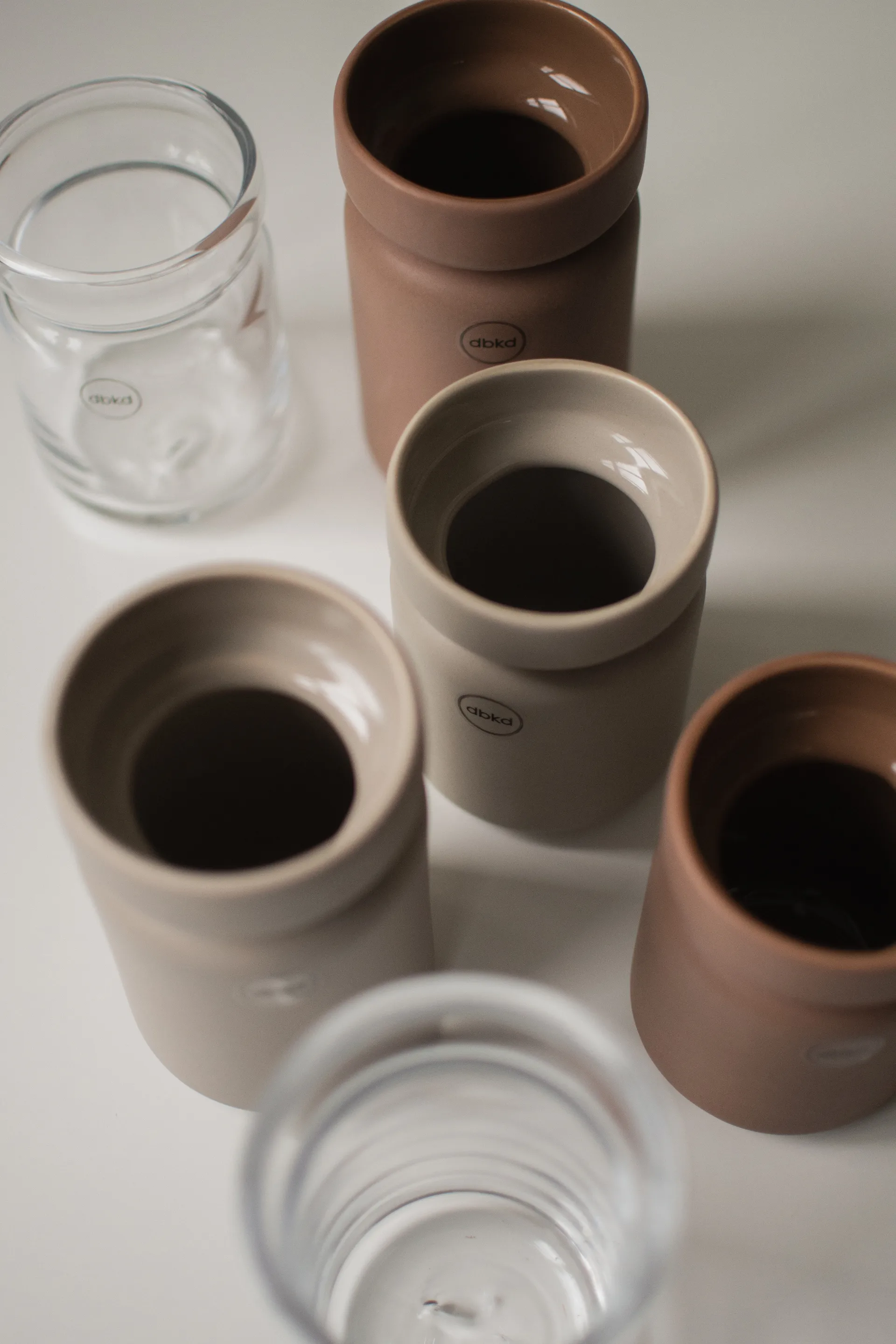 Vaso Neck, Nocciola, Ø8x15 cm DBKD