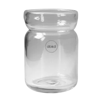 Vaso Neck - Trasparente, Ø8x12 cm - DBKD