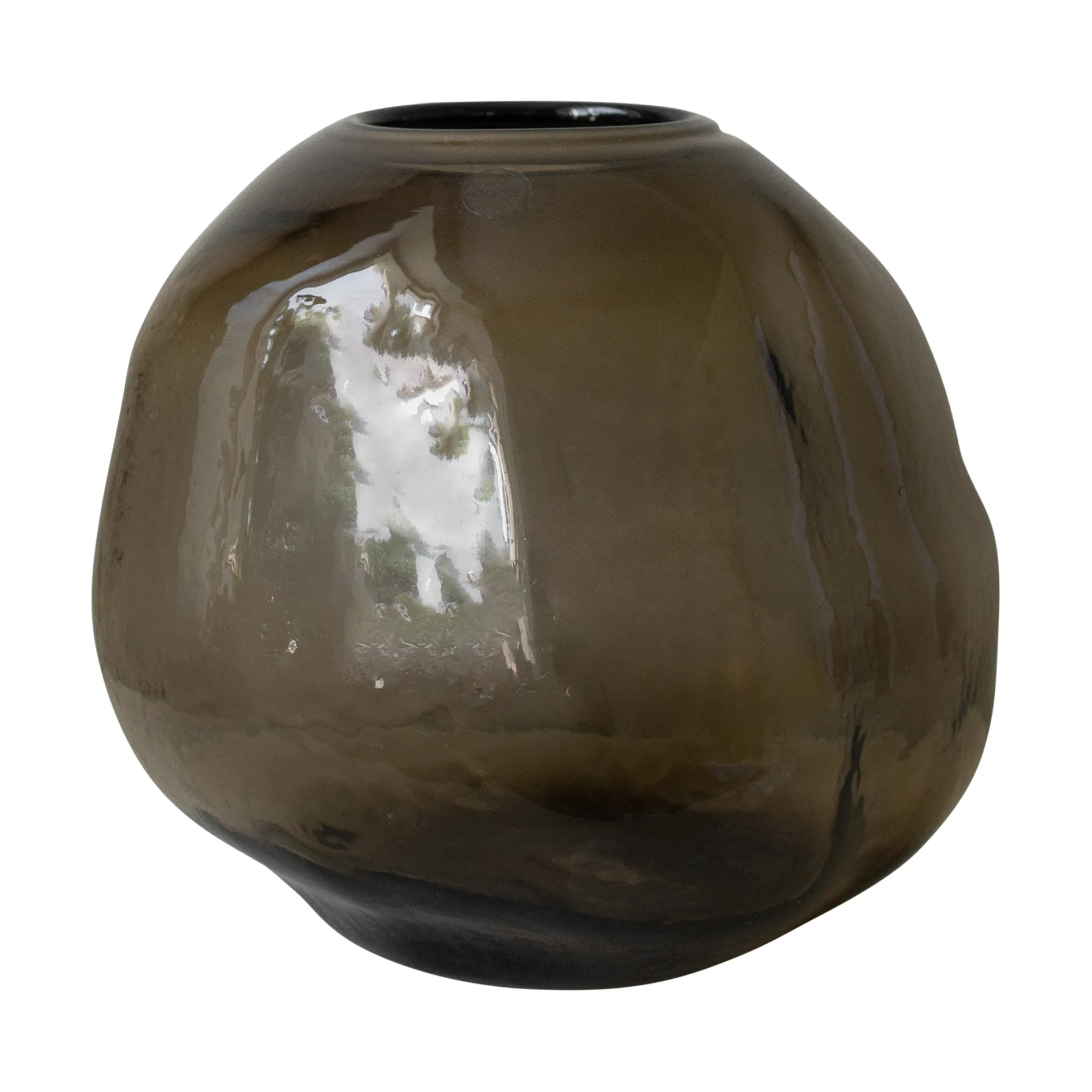 Vaso Pebble, marrone, Grande Ø 28 cm DBKD