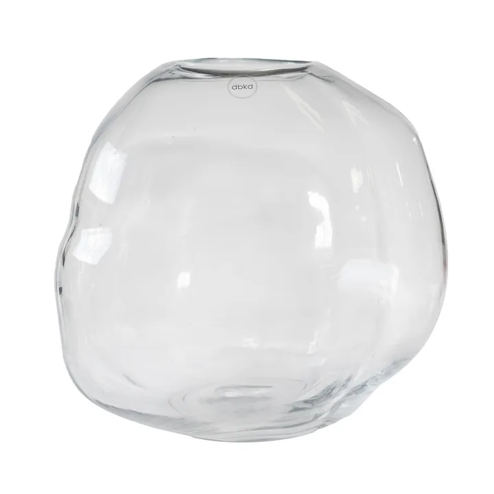 Vaso Pebble - Trasparente, grande Ø28 cm - DBKD