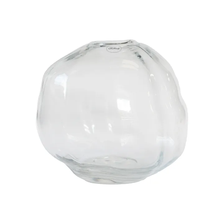 Vaso Pebble - Trasparente, piccolo Ø20 cm - DBKD