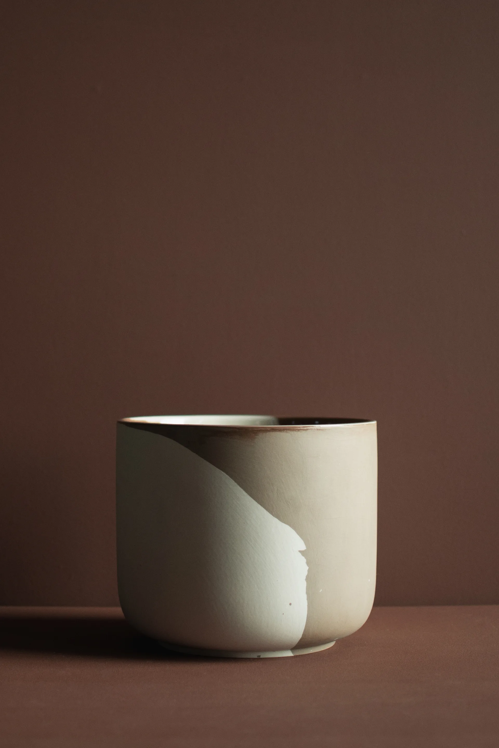 Vaso per fiori Calm Ø23 cm, Beige-marrone DBKD