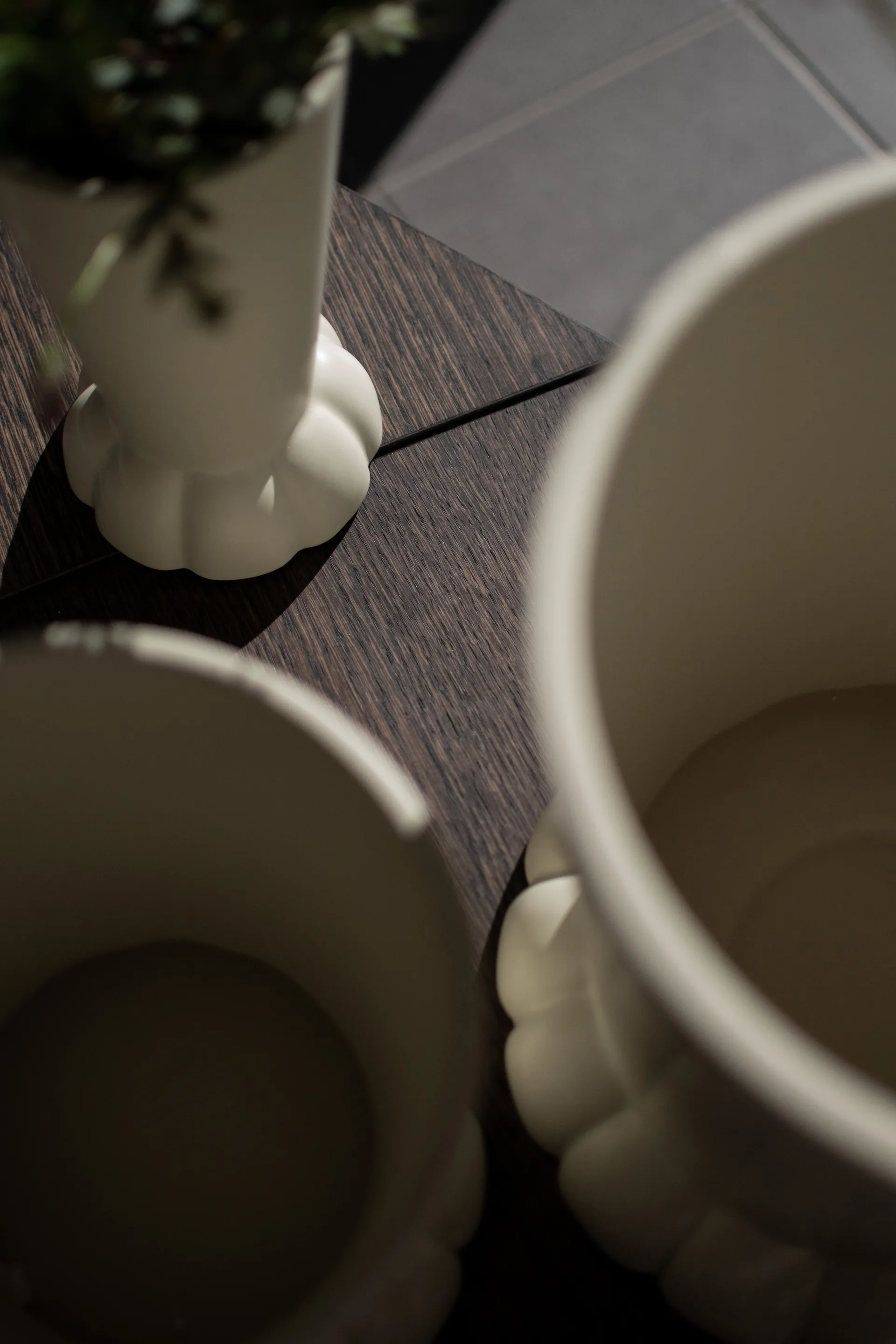 Vaso per fiori Flora Ø25 cm, Crema DBKD