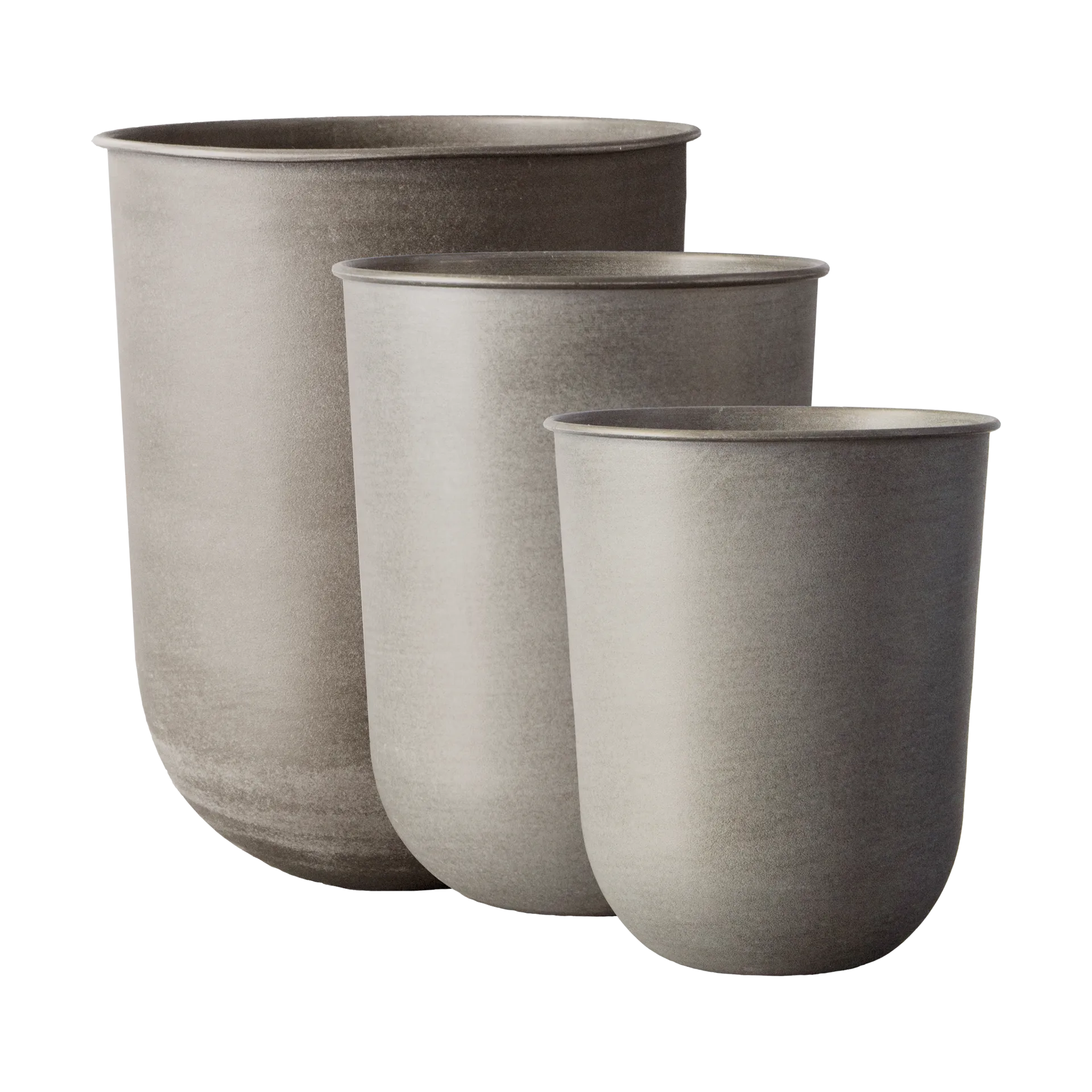 Vaso per fiori Out 3 pezzi, Beige DBKD