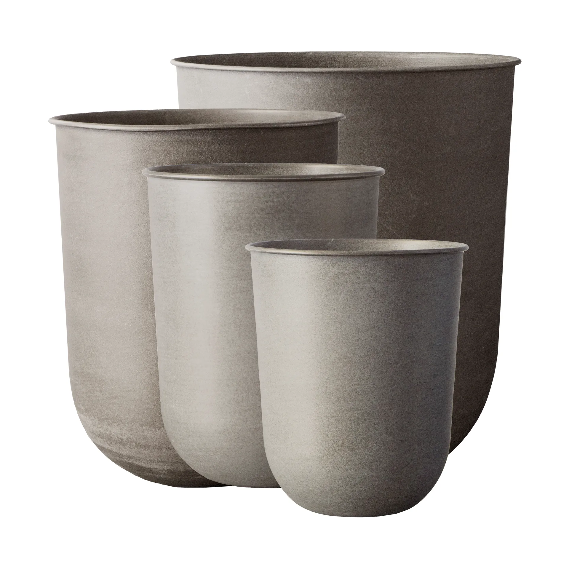 Vaso per fiori Out 4 pezzi, Beige DBKD