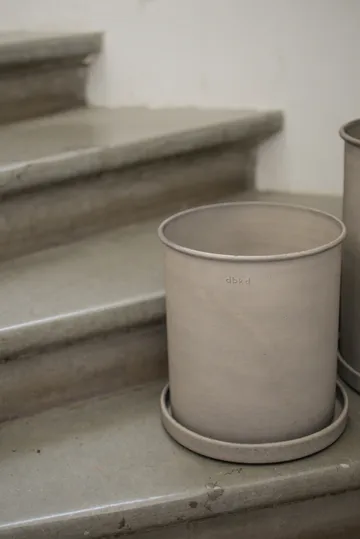 Vaso per piante grande confezione da 2 - Beige - DBKD