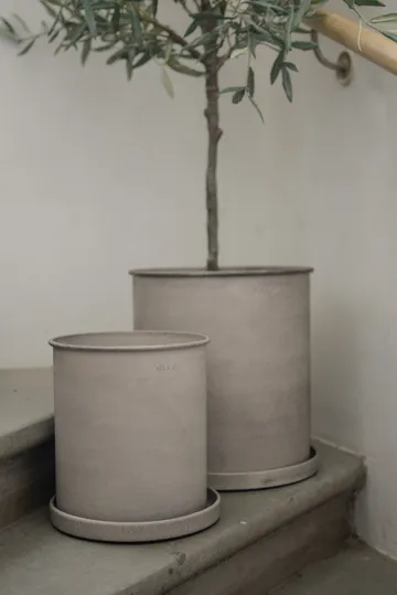 Vaso per piante grande confezione da 2 - Beige - DBKD