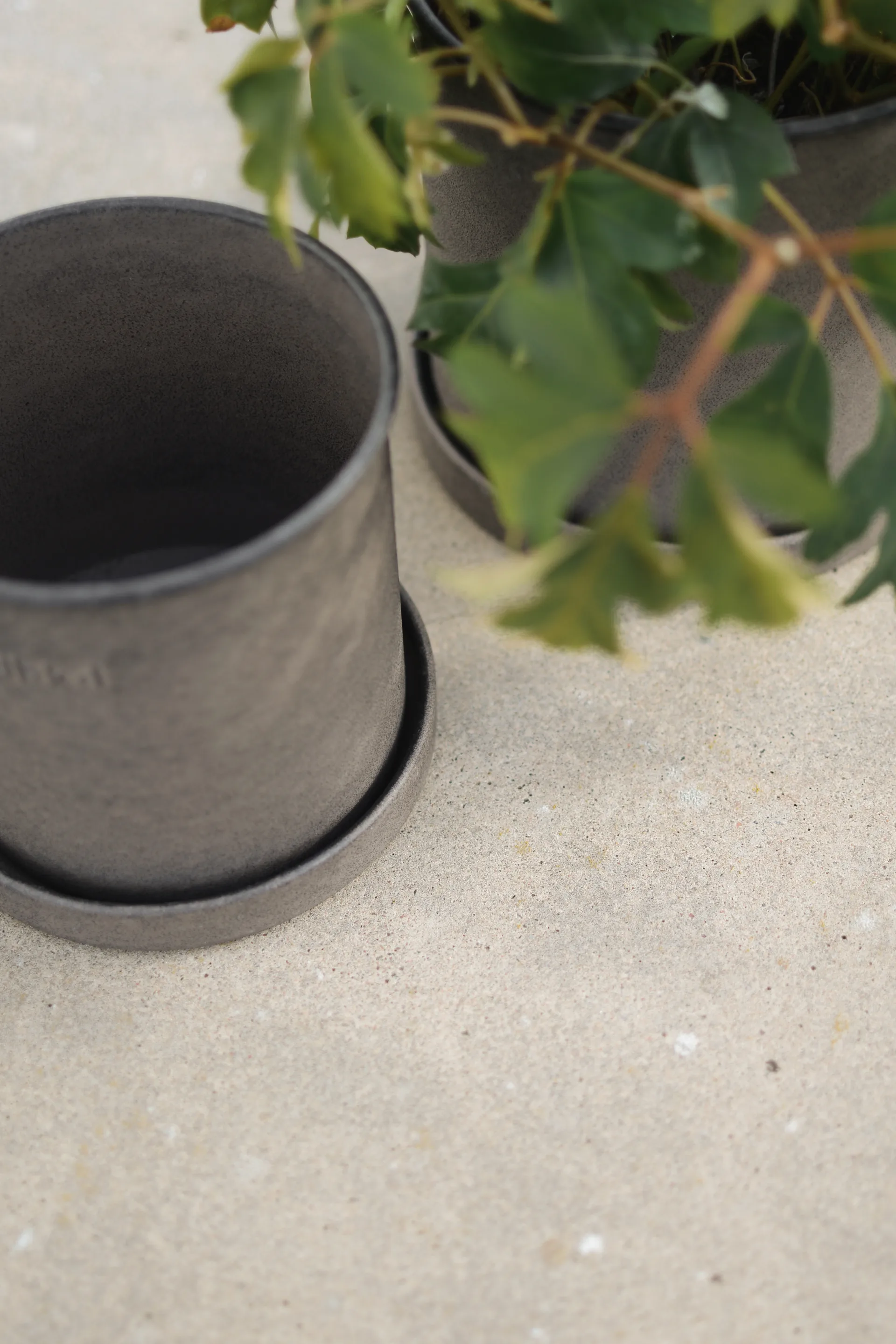Vaso per piante piccolo confezione da 2, Marrone DBKD