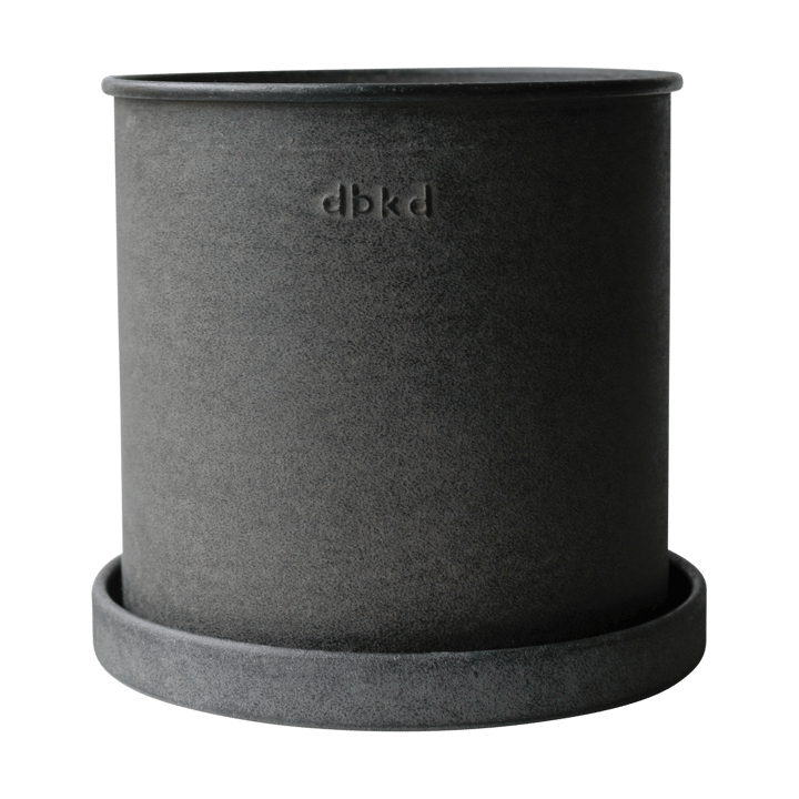 Vaso per piante piccolo confezione da 2, Nero DBKD
