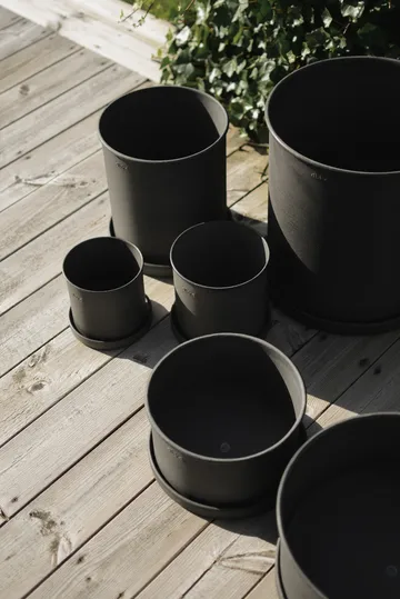 Vaso per piante piccolo confezione da 2 - Nero - DBKD