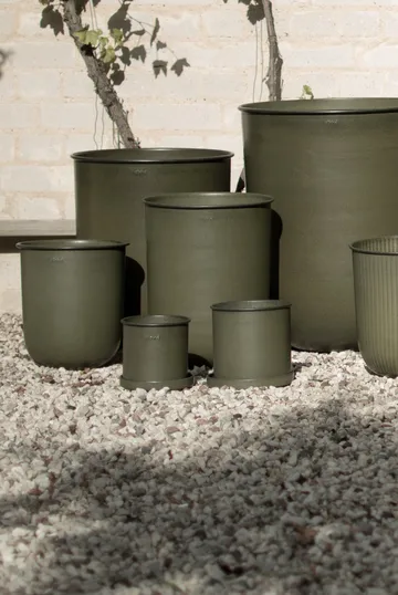 Vaso per piante piccolo confezione da 2 - Verde - DBKD