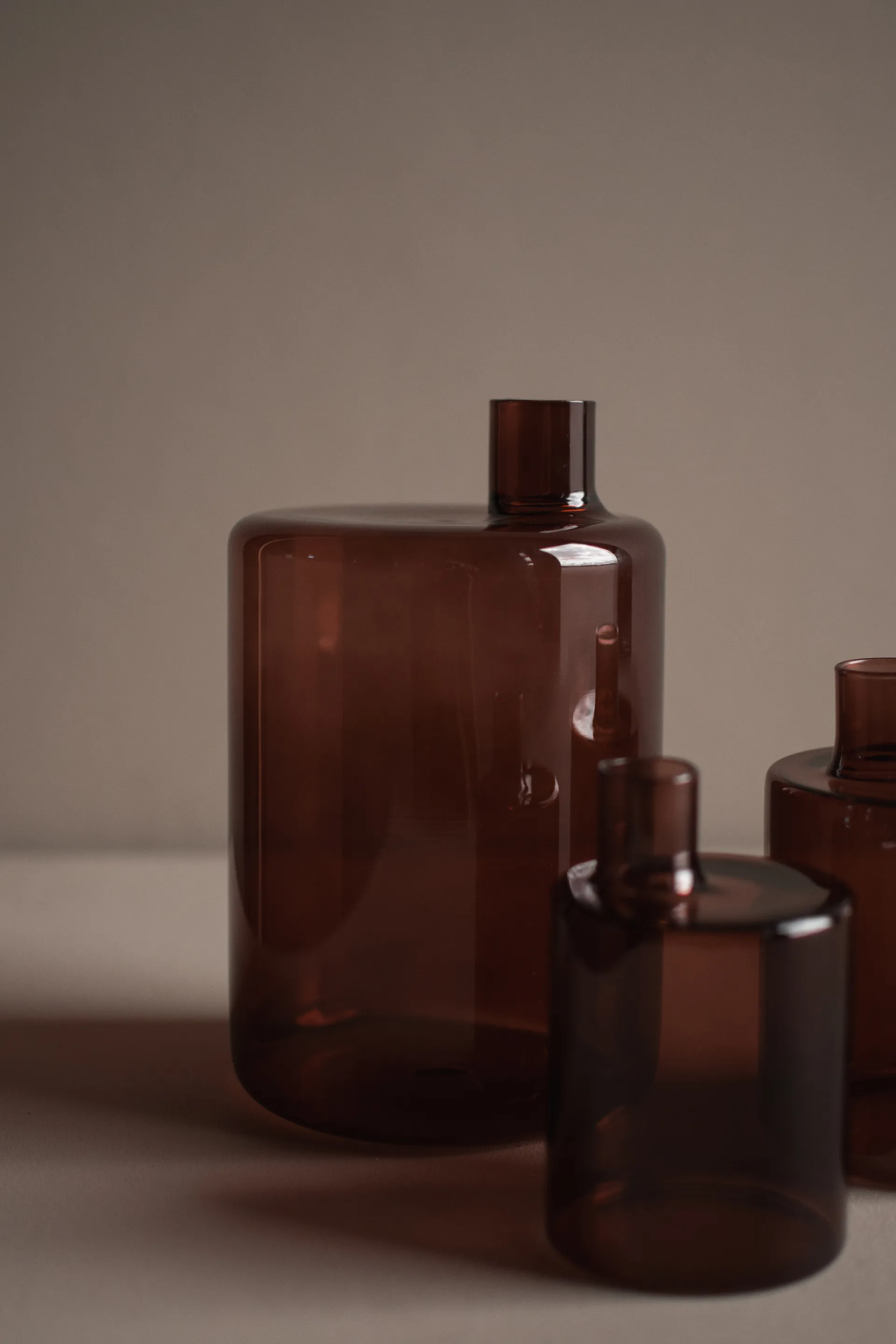 Vaso Pipe 12 cm, Rosso scuro DBKD