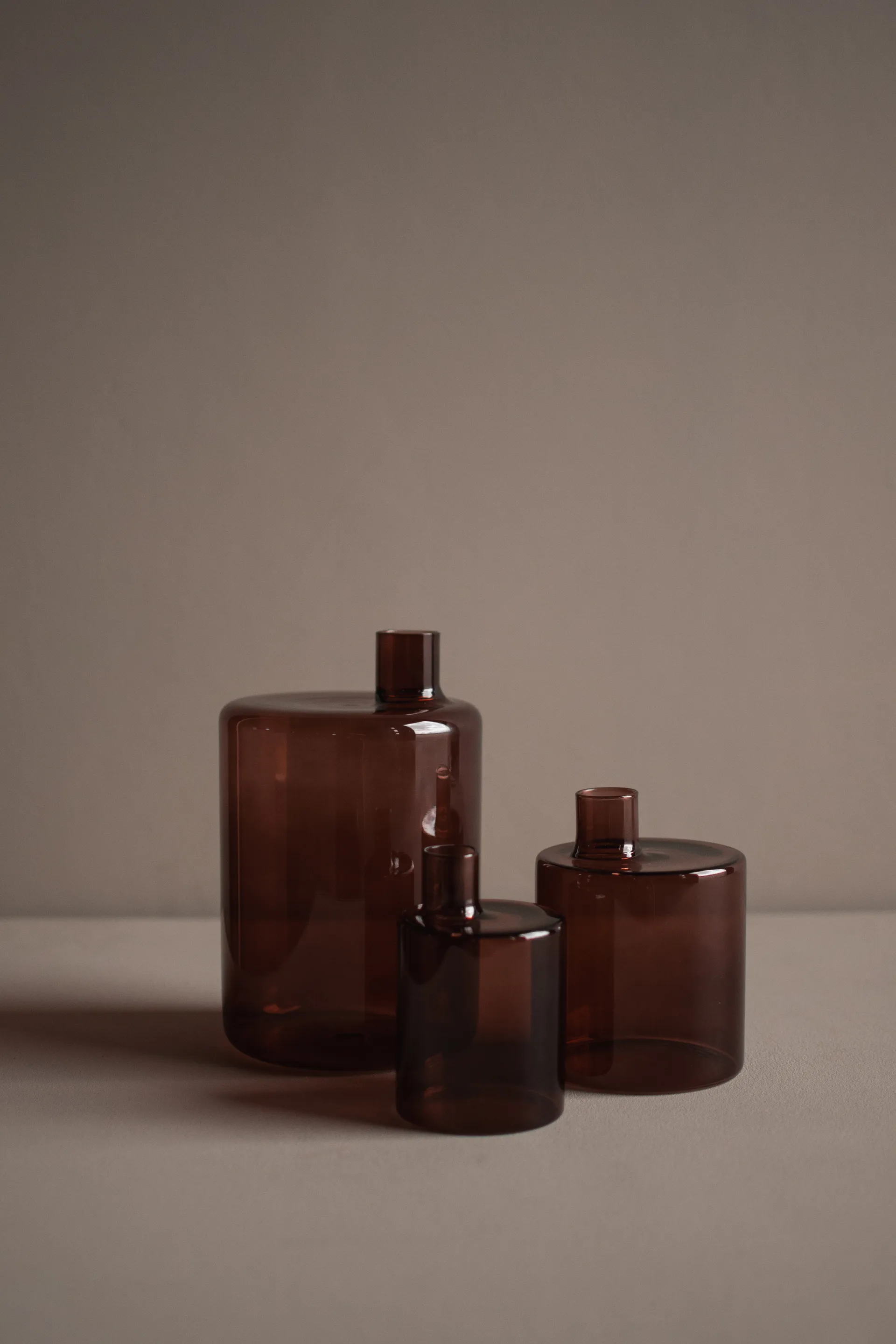 Vaso Pipe 14 cm, Rosso scuro DBKD