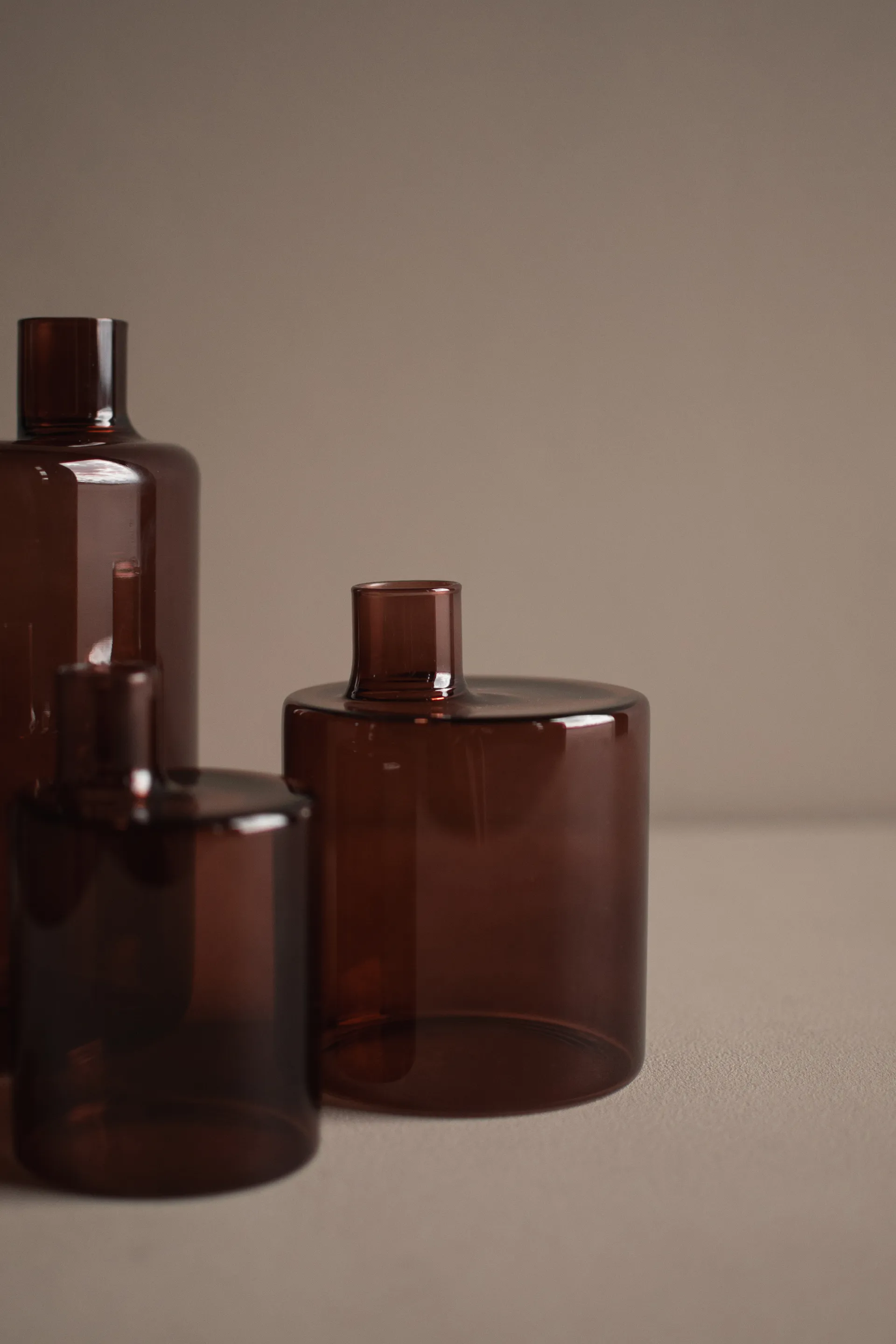 Vaso Pipe 14 cm, Rosso scuro DBKD