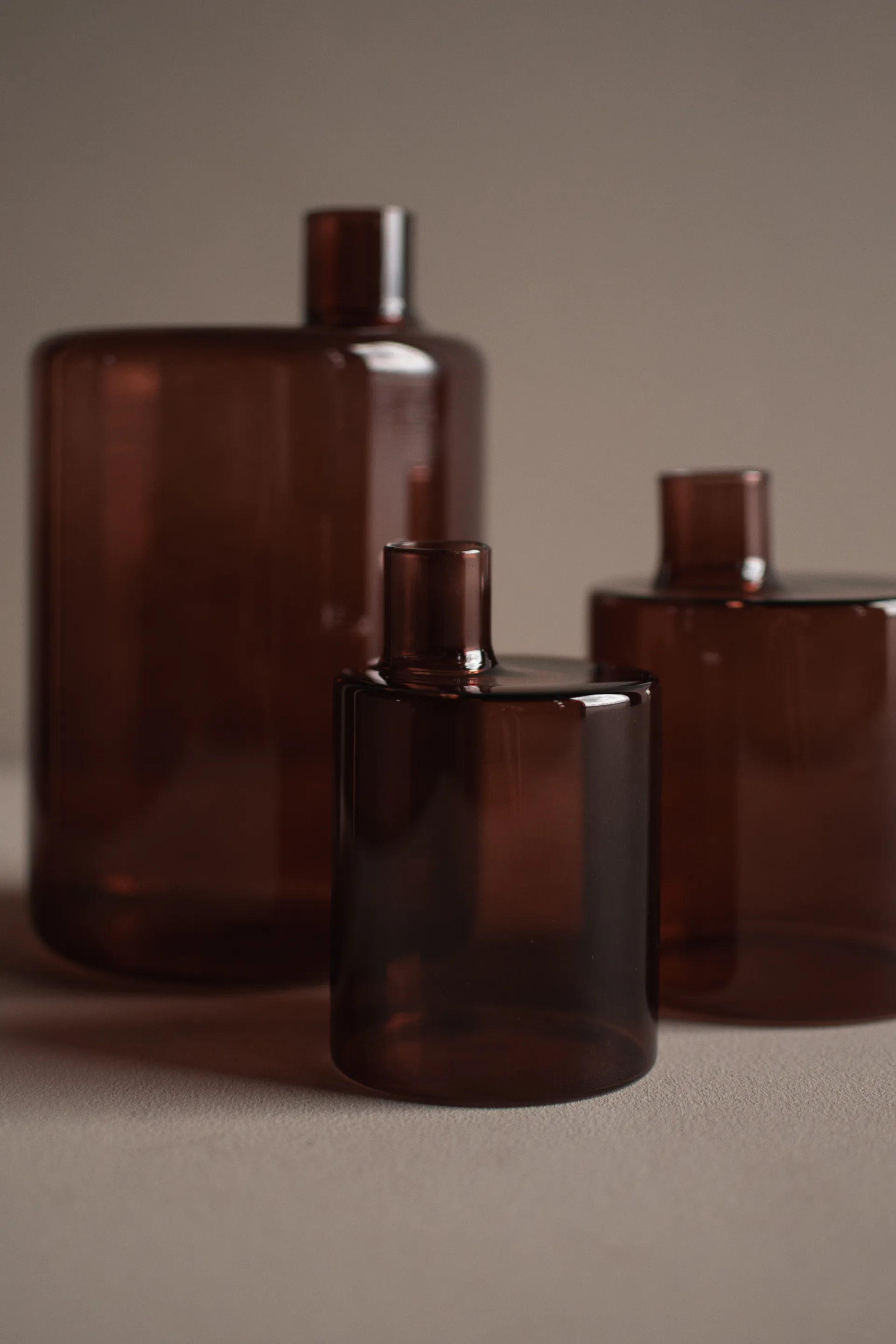 Vaso Pipe 21 cm, Rosso scuro DBKD