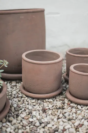 Vaso Terra - Marrone, Ø18x18 cm - DBKD