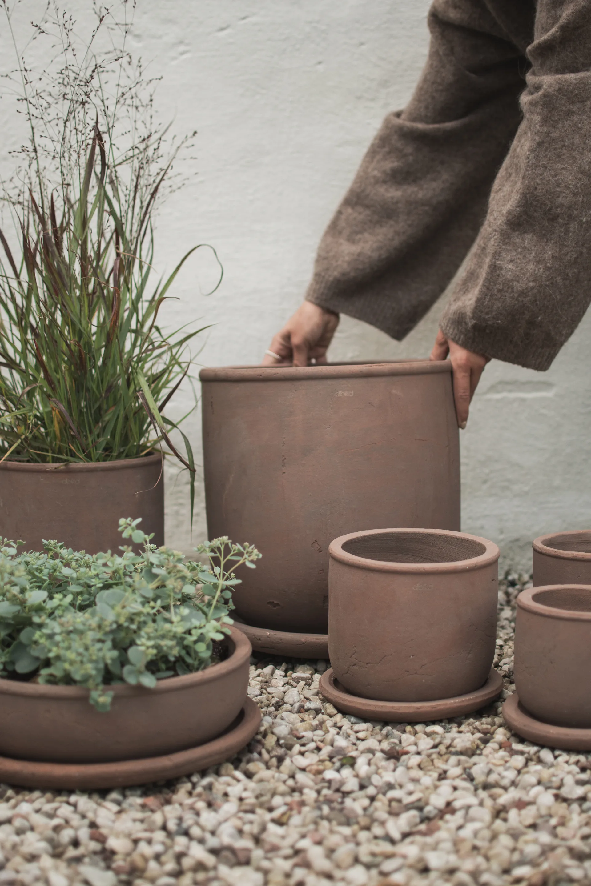 Vaso Terra, Marrone, Ø33x36 cm DBKD