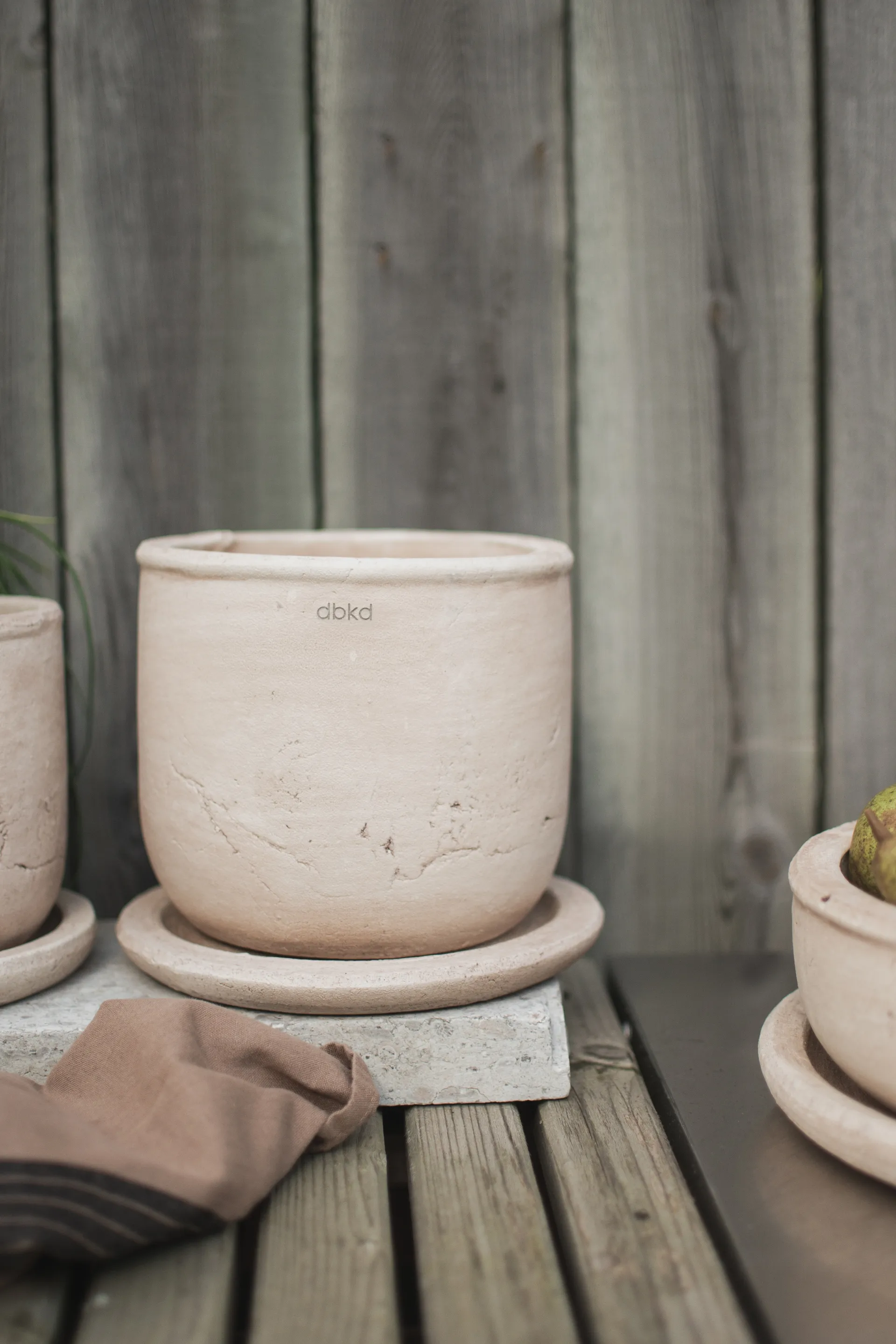 Vaso Terra, Sand, Ø18x18 cm DBKD