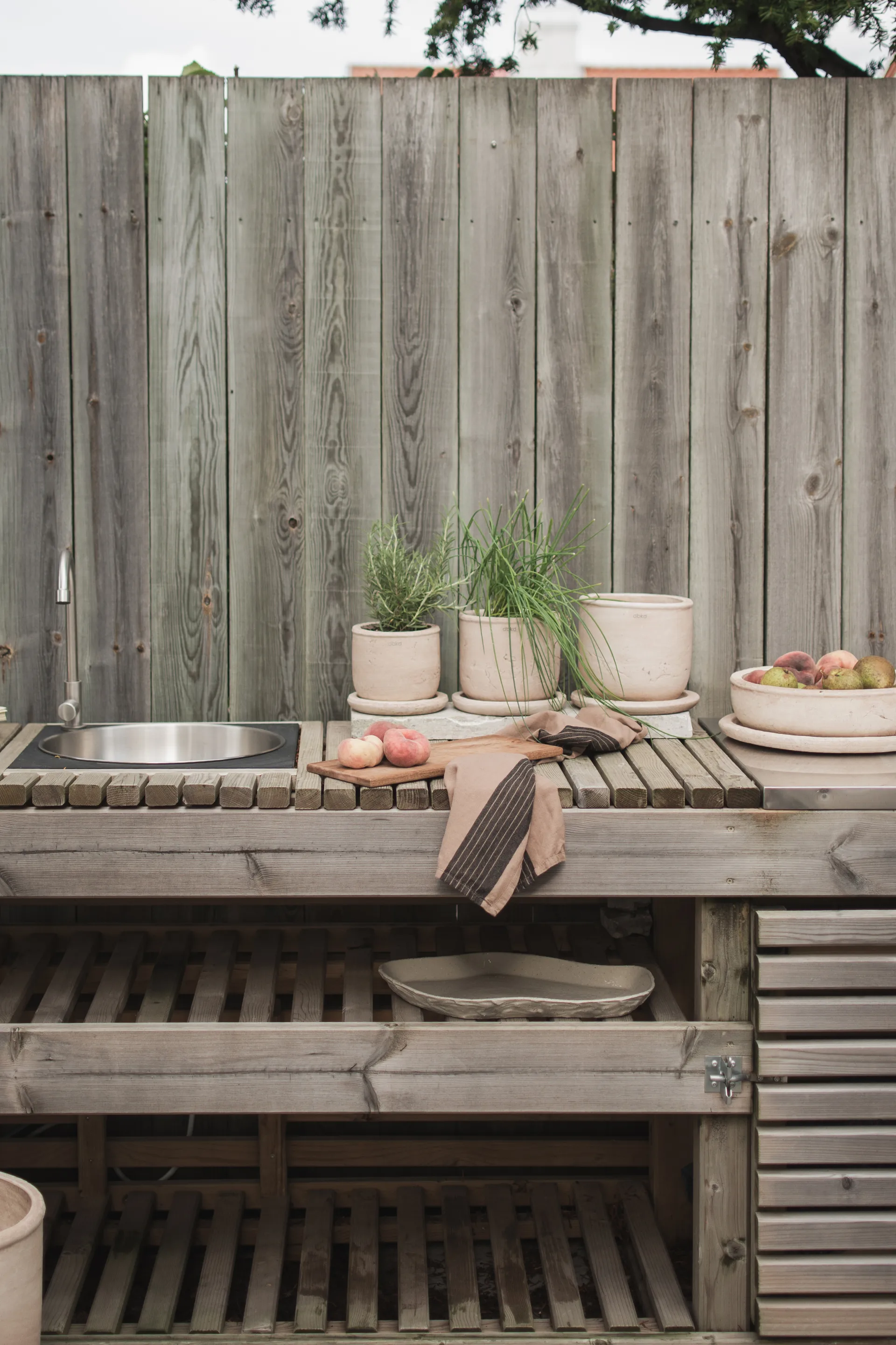 Vaso Terra, Sand, Ø18x18 cm DBKD