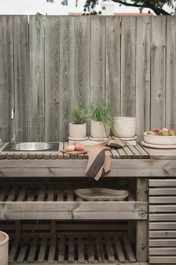 Vaso Terra - Sand, Ø18x18 cm - DBKD