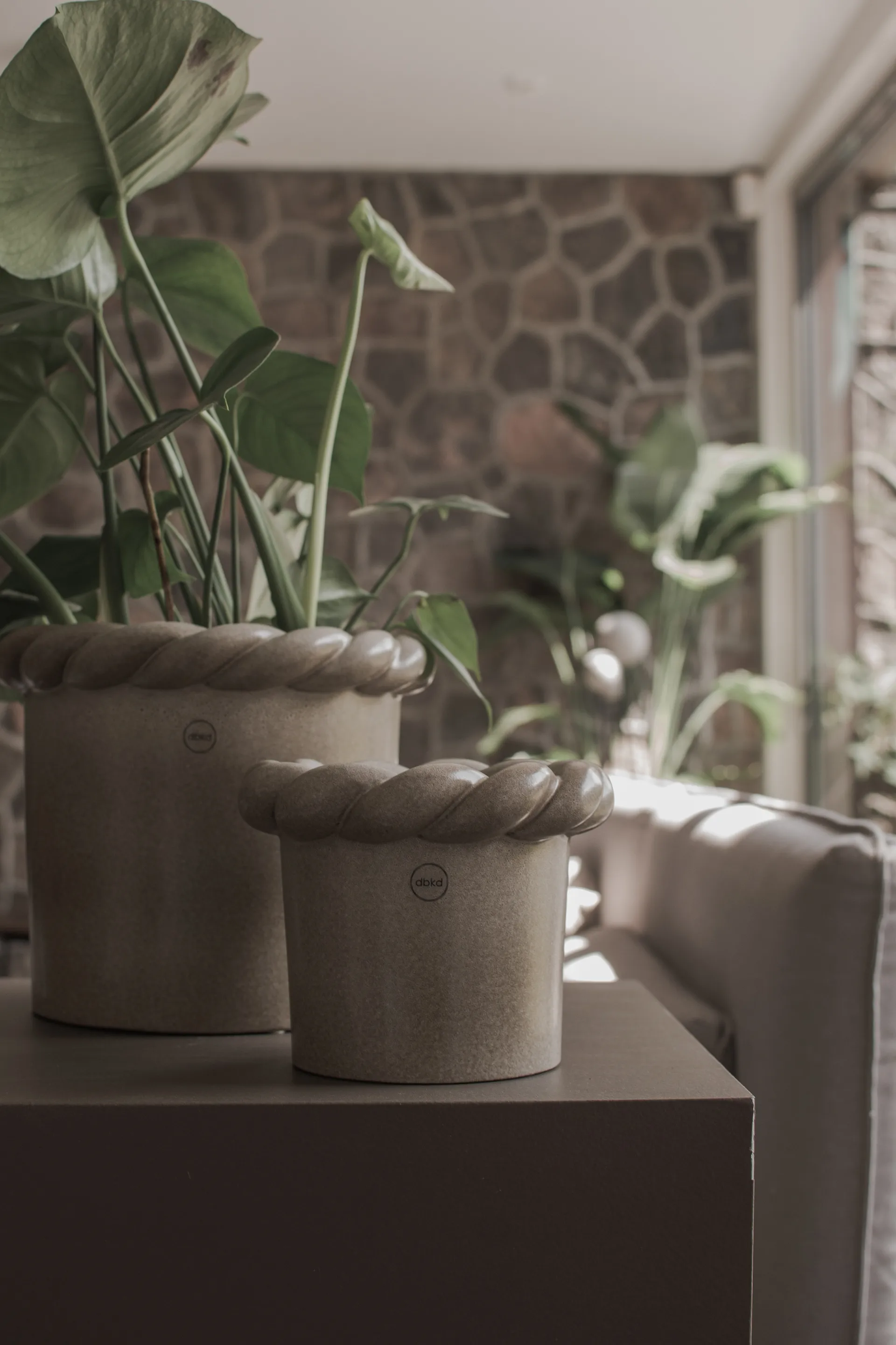 Vaso Twine Ø14 cm, Beige DBKD