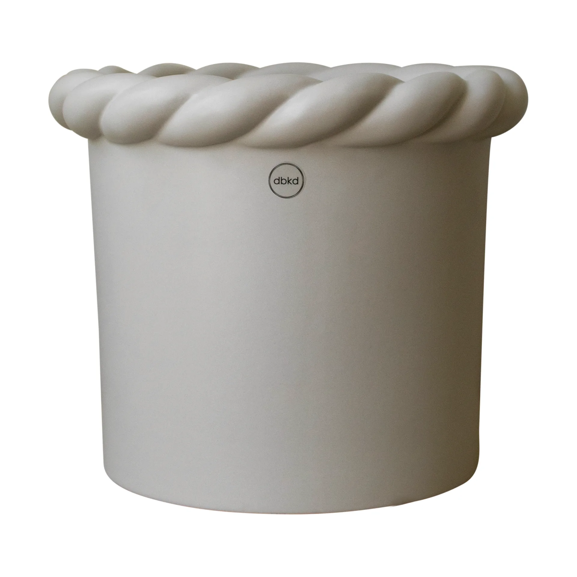 Vaso Twine Ø22 cm, Grigio talpa DBKD