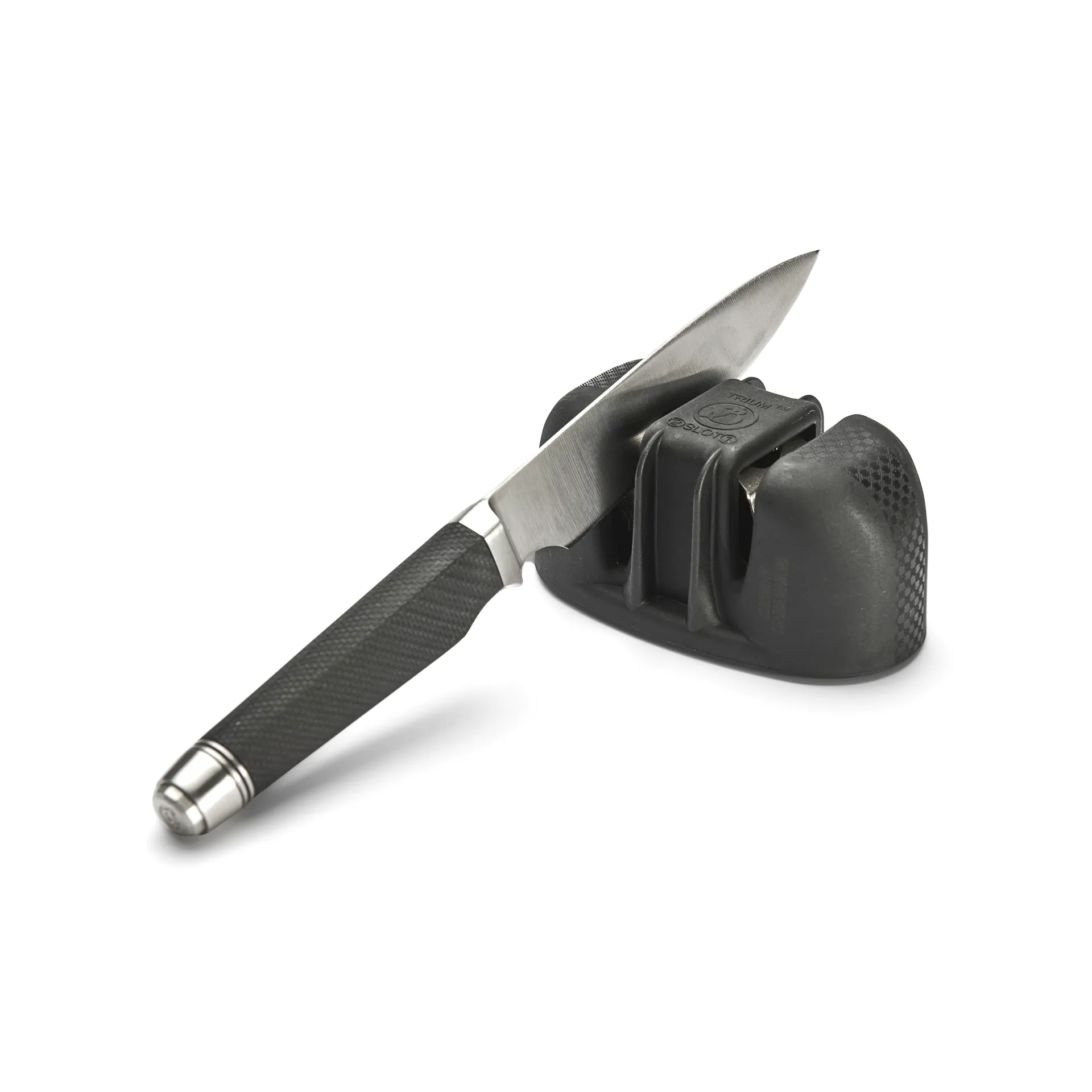 Affilacoltelli Trium Diamond Cams Pro doppio, nero De Buyer