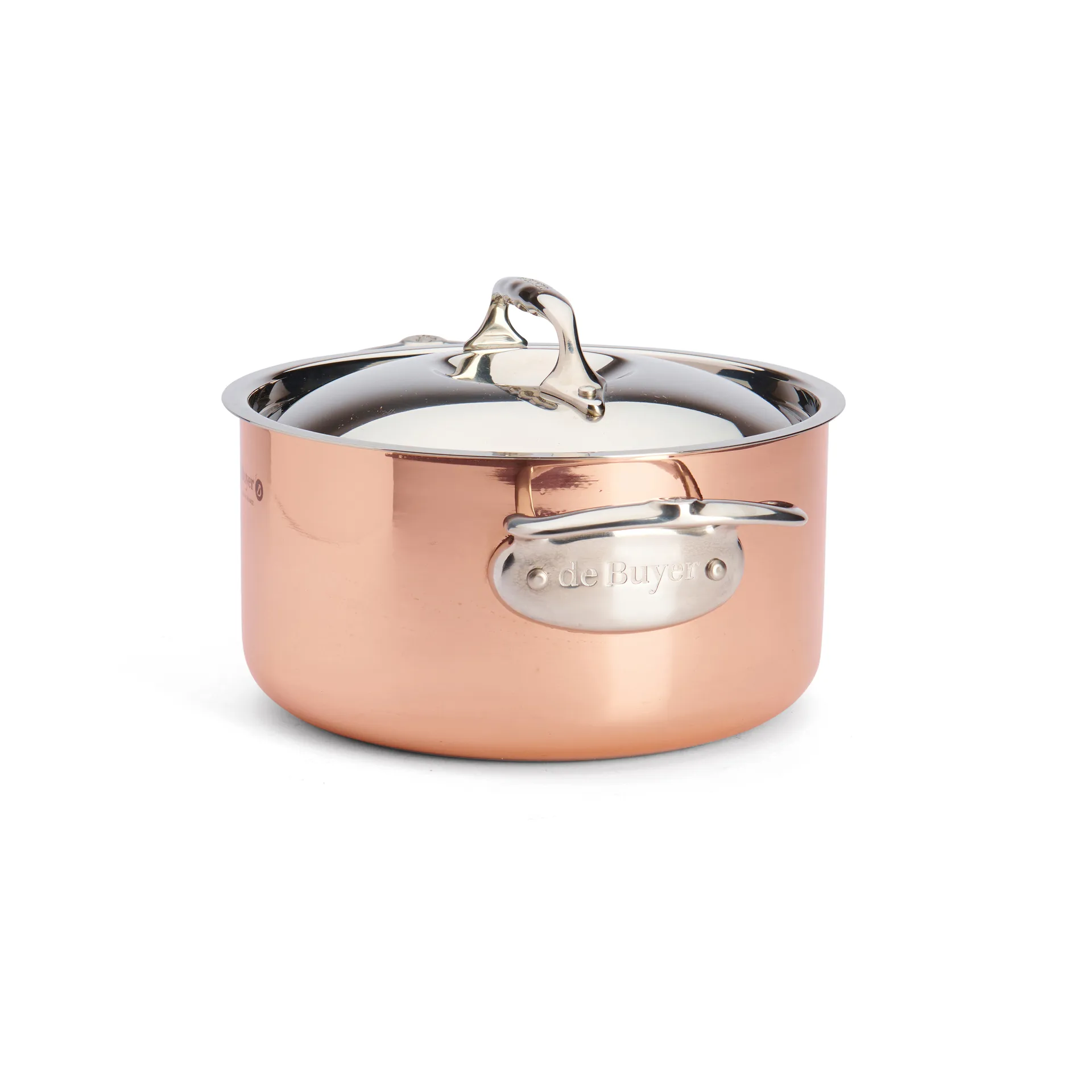Casseruola Prima Matera con coperchio per induzione, 20 cm De Buyer