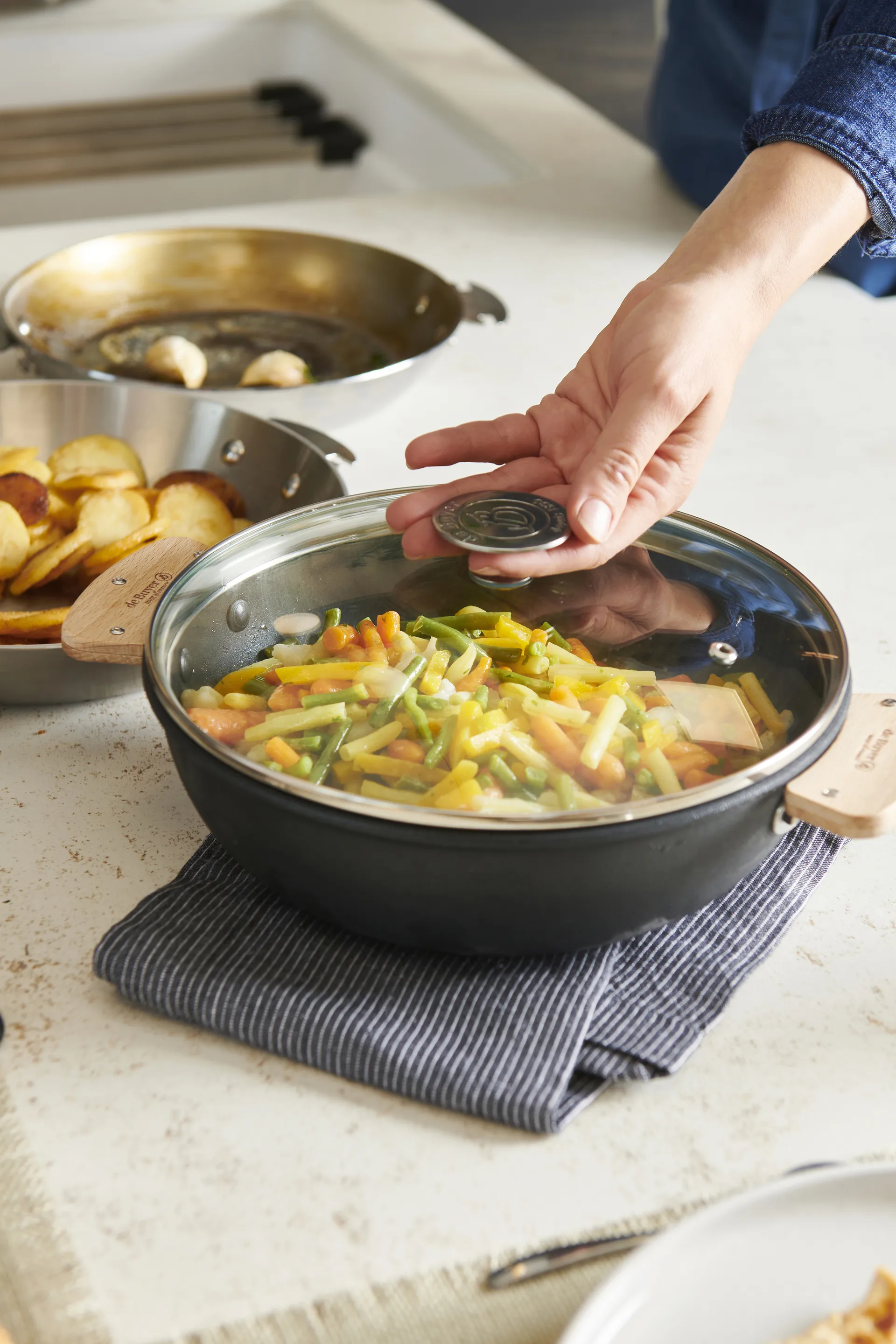 Coperchio in vetro Alchimy, Ø14 cm De Buyer