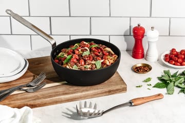 Cucchiaio per spaghetti con manico in legno De Buyer B Bois  - Acciaio inossidabile - De Buyer